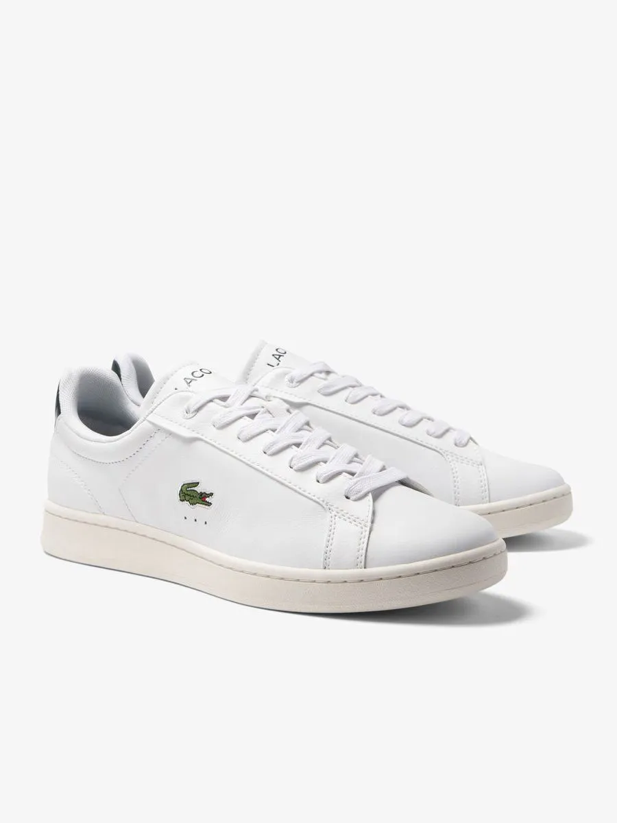 LACOSTE White Men’s Lacoste Carnaby Pro Leather Premium Trainers LACOSTE White Men’s Lacoste Carnaby Pro Leather Premium Trainers