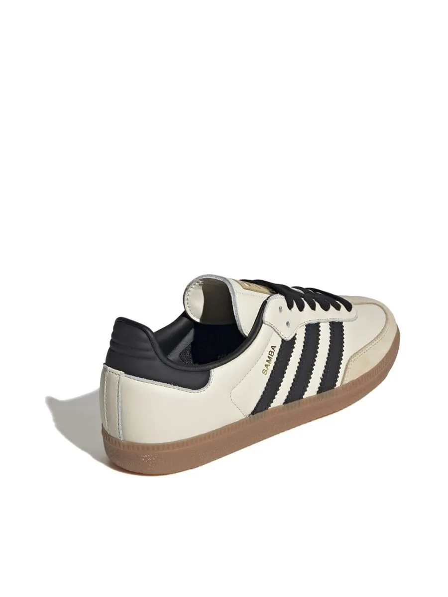 ADIDAS Women Sneakers Samba OG Cream White / Core Black / Sand Strata ADIDAS Women Sneakers Samba OG Cream White / Core Black / Sand Strata