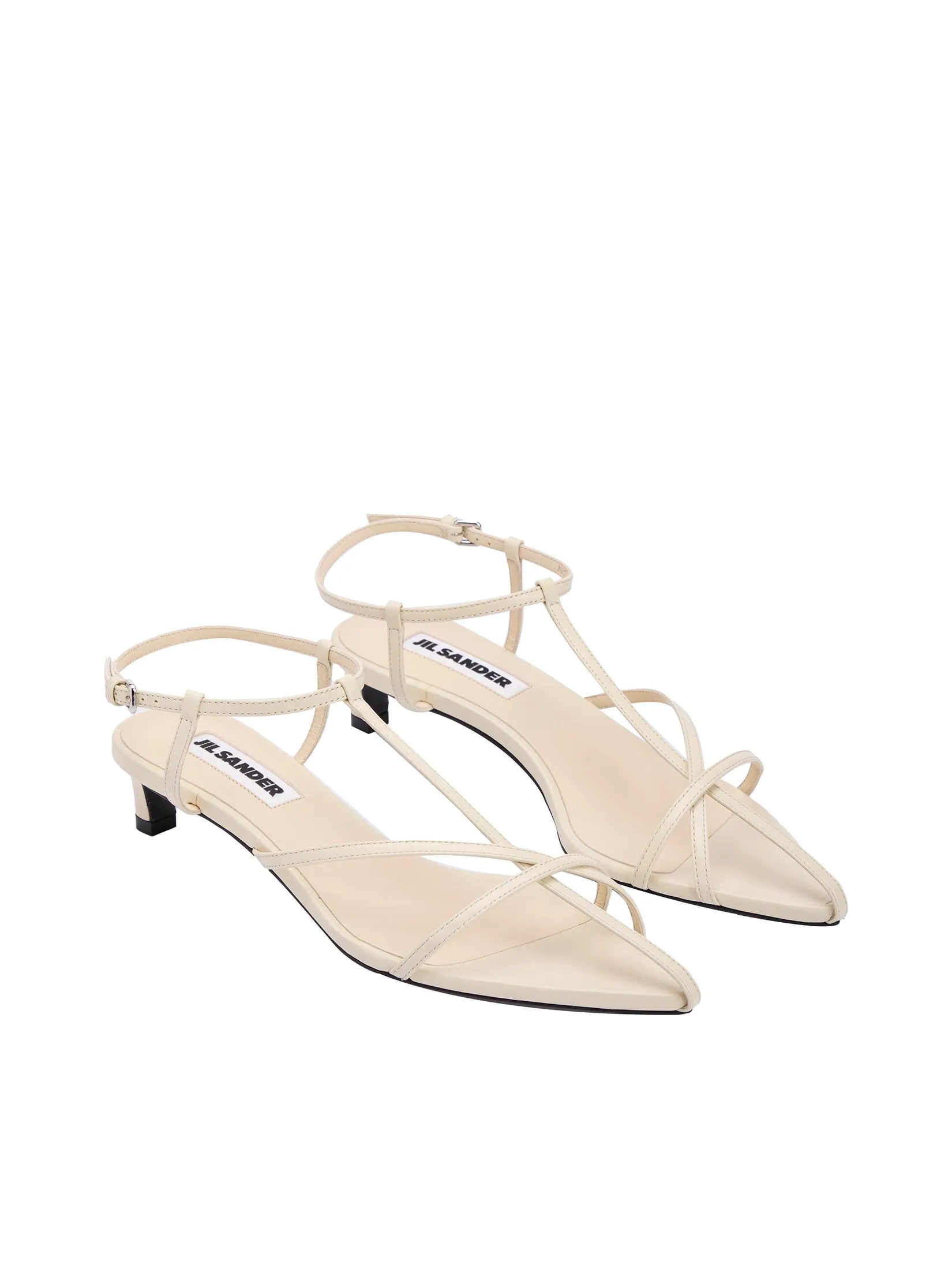 JIL SANDER Women High Sandals Ivory JIL SANDER Women High Sandals Ivory