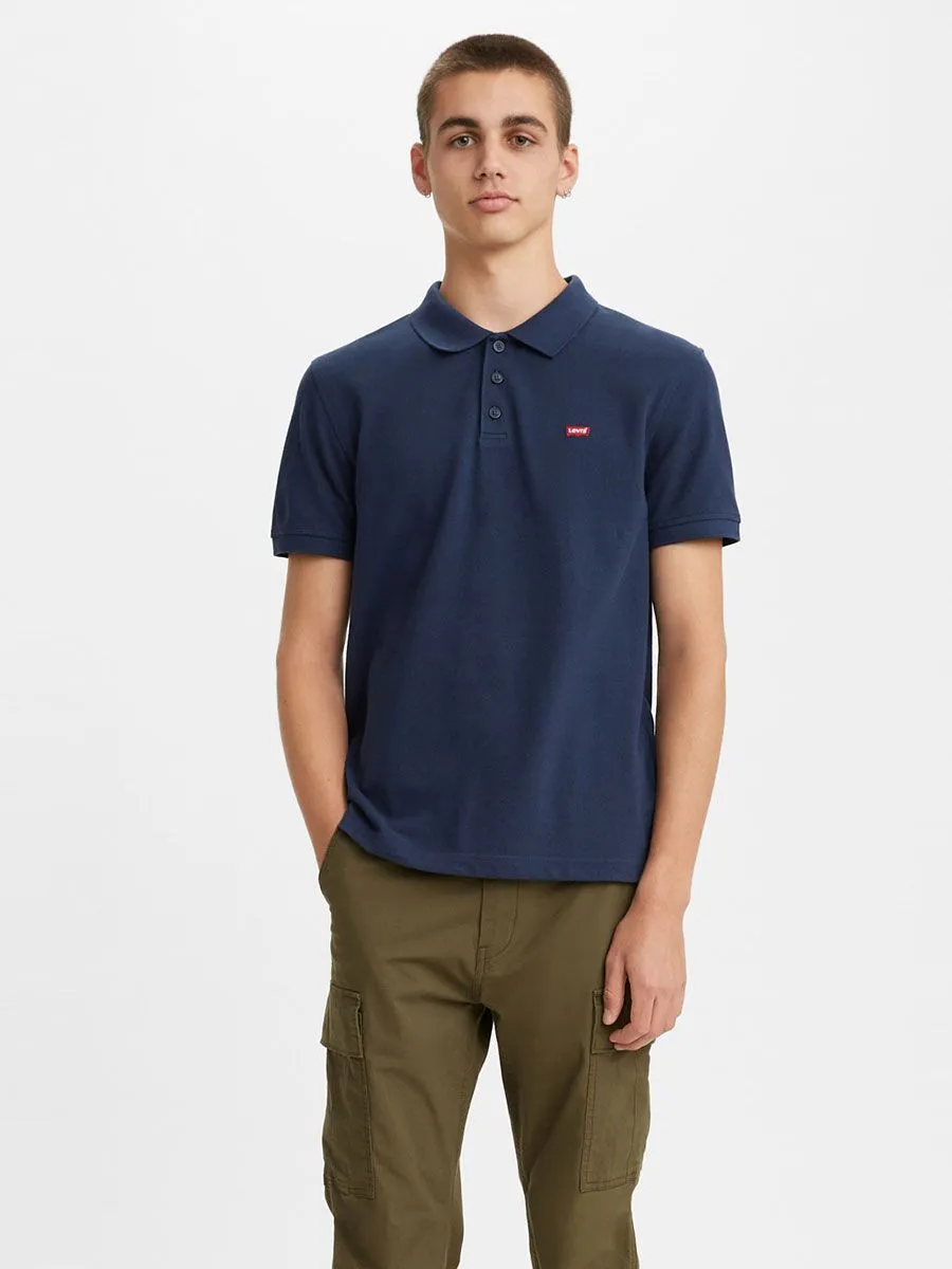 LEVI'S Housemark Polo Shirt With Performance Cool 35883-0005 Dress Blues LEVI'S Housemark Polo Shirt With Performance Cool 35883-0005 Dress Blues