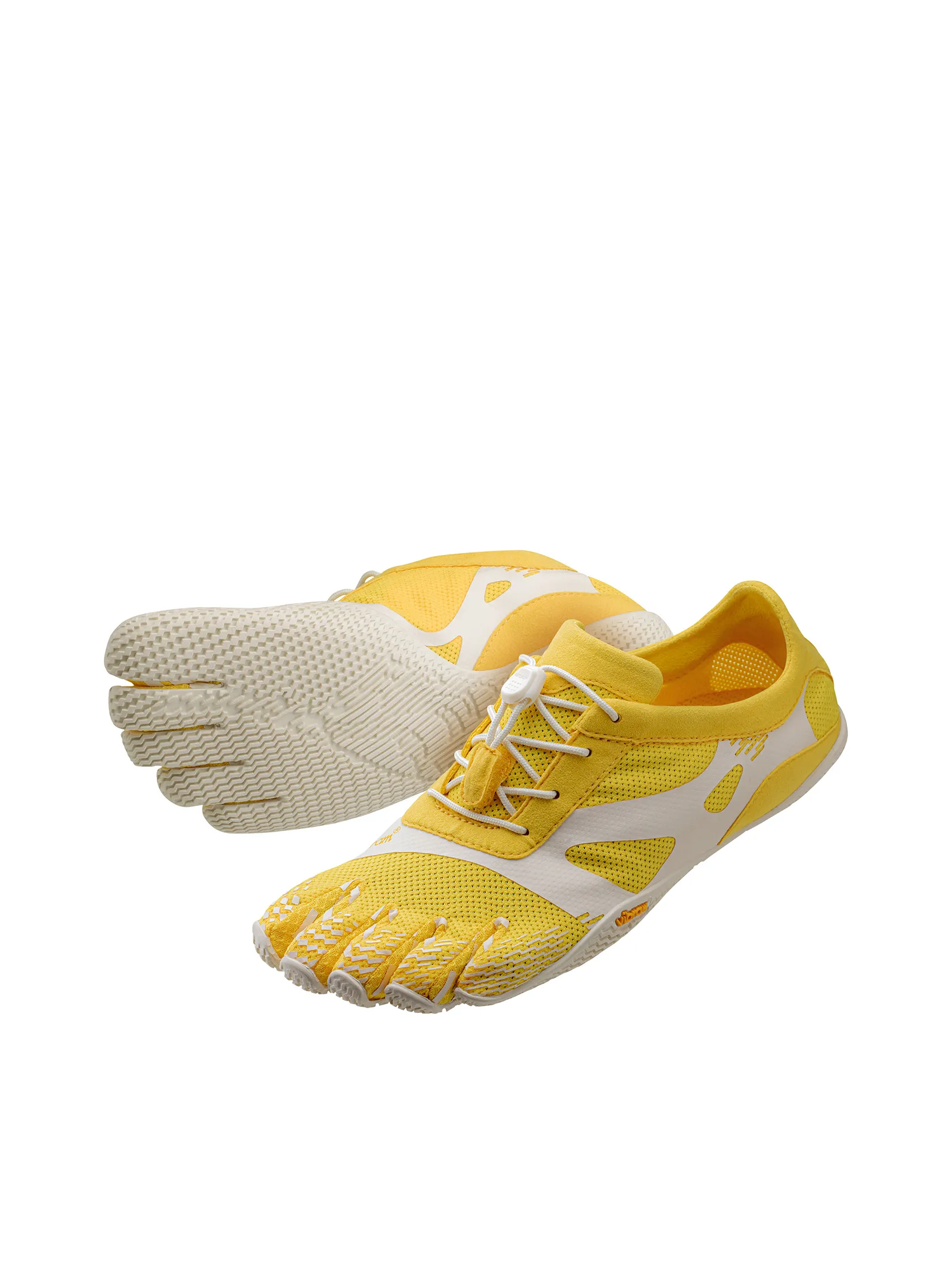 VIBRAM FIVEFINGERS Men Training Shoes VFF KSO EVO Yellow/White VIBRAM FIVEFINGERS Men Training Shoes VFF KSO EVO Yellow/White