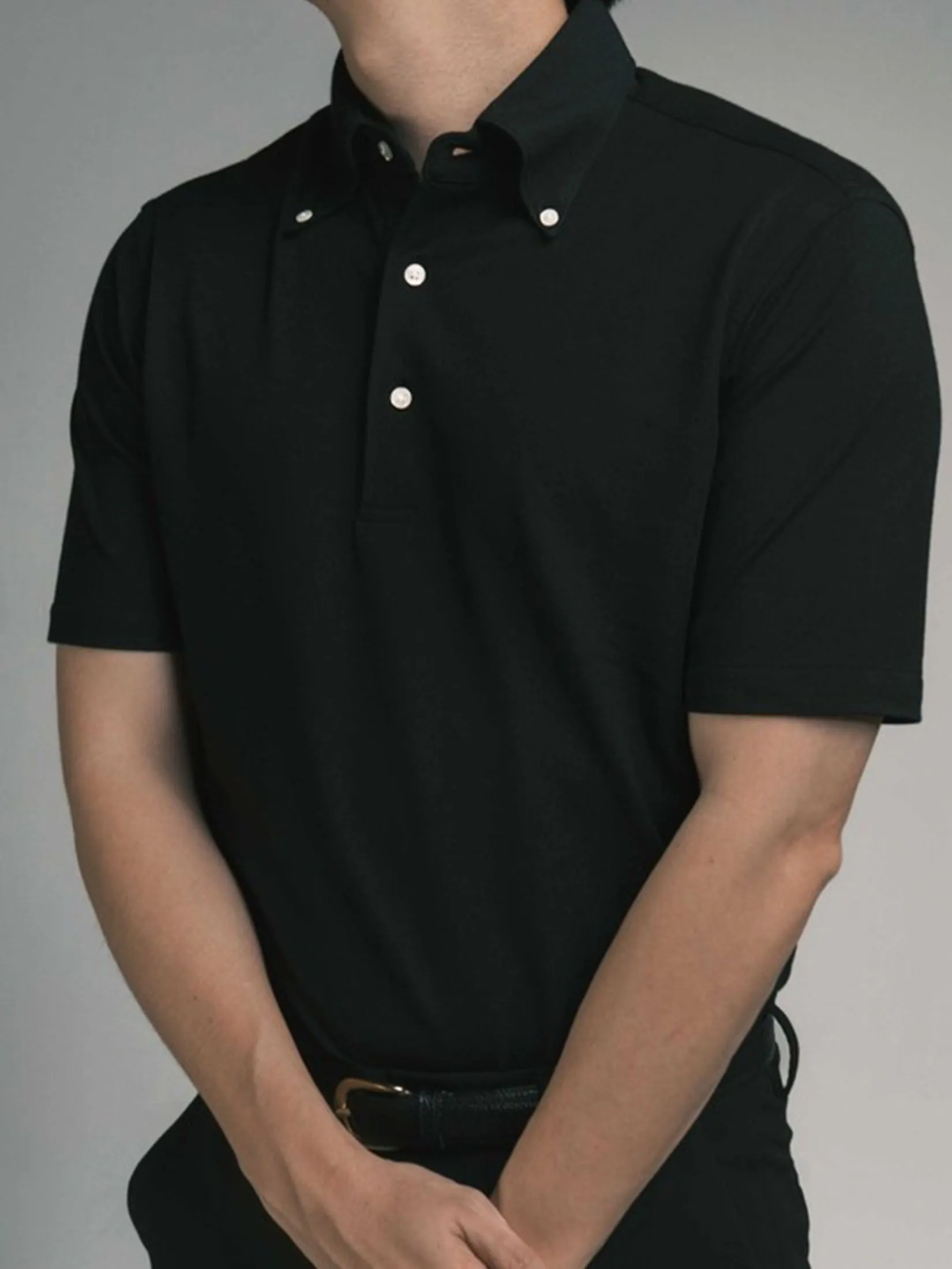 Era-won Men Polo Shirt Collection "Brother" Black Era-won Men Polo Shirt Collection "Brother" Black