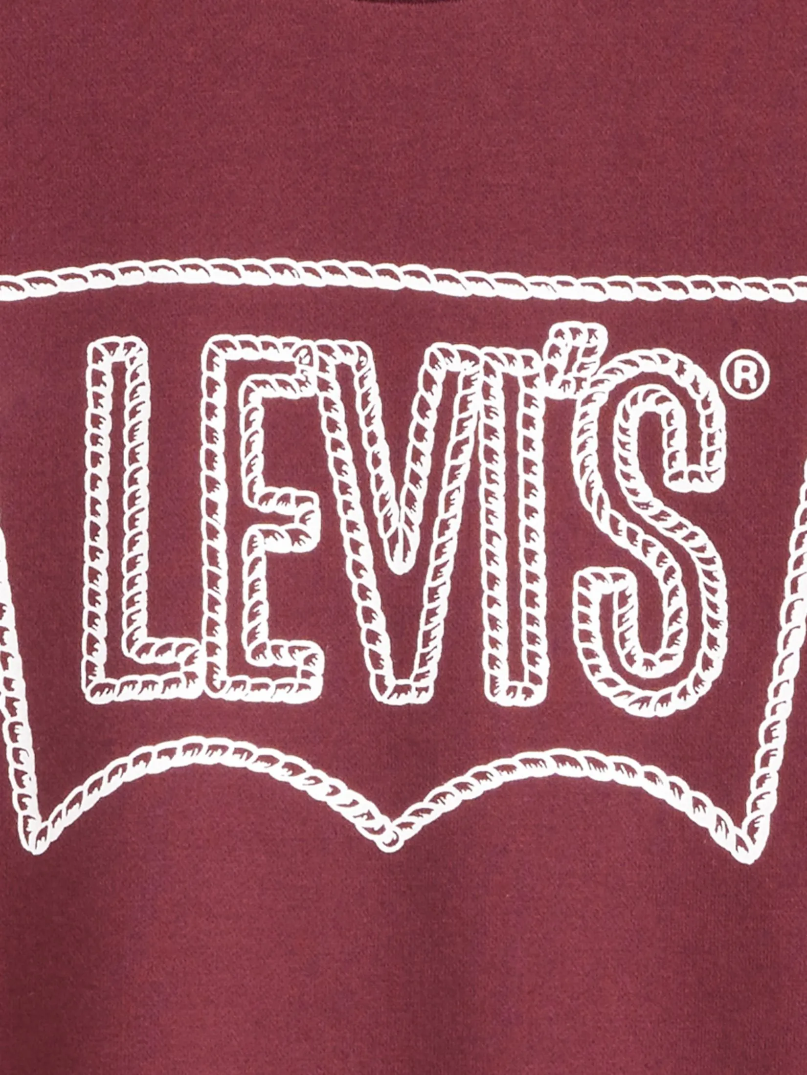 LEVI'S Men's Standard Fit Graphic Crewneck Sweatshirt Chili Red LEVI'S Men's Standard Fit Graphic Crewneck Sweatshirt Chili Red