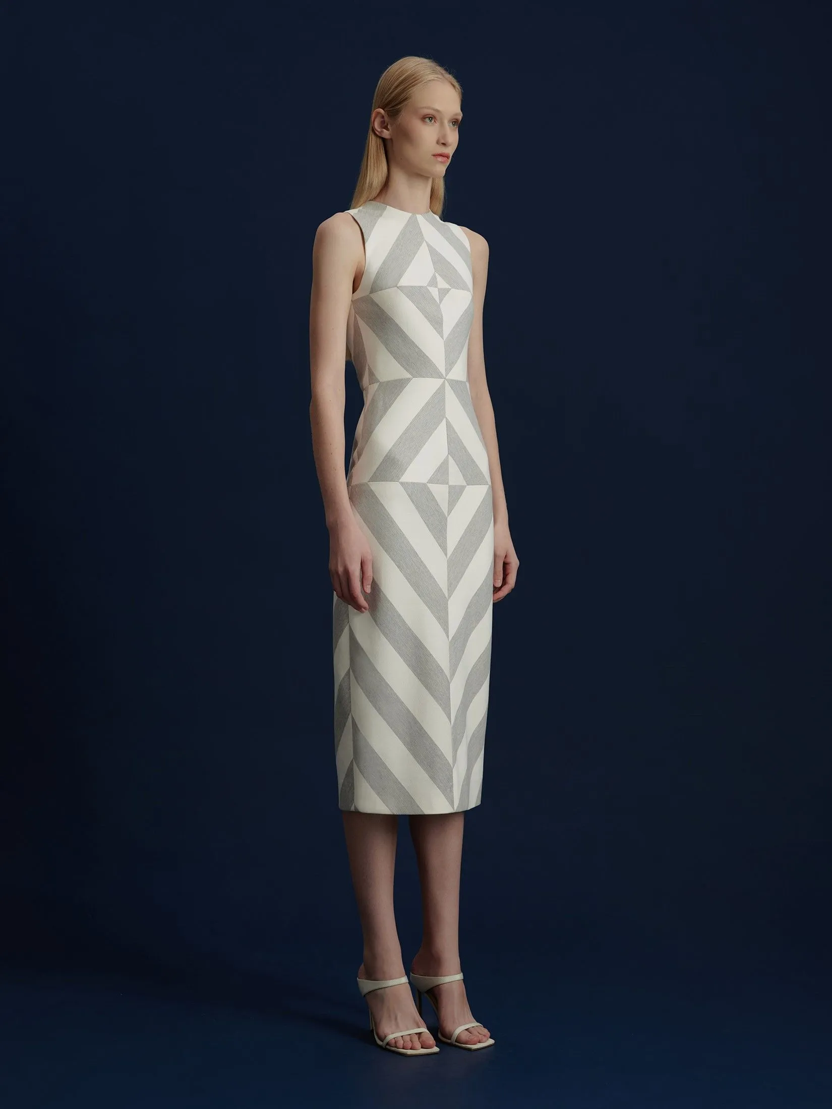 ASAVA (AW24 )Avianna Sleeveless Women Dress Grey ASAVA (AW24 )Avianna Sleeveless Women Dress Grey