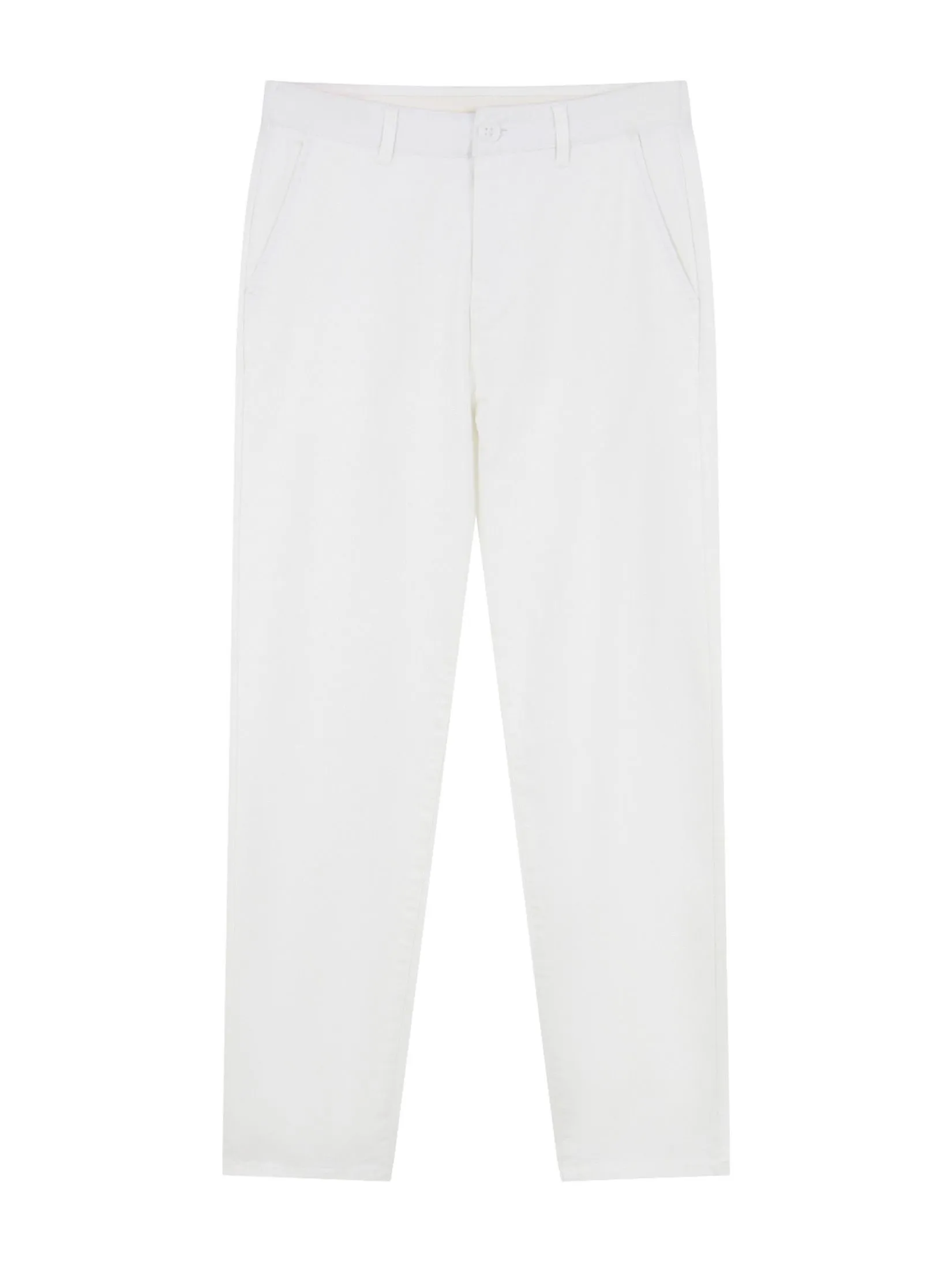 GIORDANO Women's Regular Khaki Pants (180° Elastic Waist) White GIORDANO Women's Regular Khaki Pants (180° Elastic Waist) White