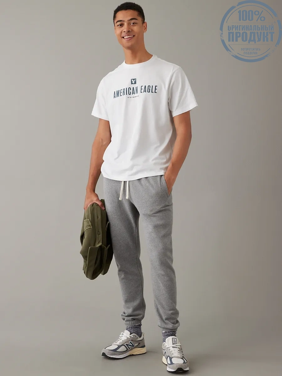 American Eagle MEN G SS CORE BRAND SET IN TEE- PC DYE + SERIOUSLY SOFT WASH 101 AIR WHITE American Eagle MEN G SS CORE BRAND SET IN TEE- PC DYE + SERIOUSLY SOFT WASH 101 AIR WHITE