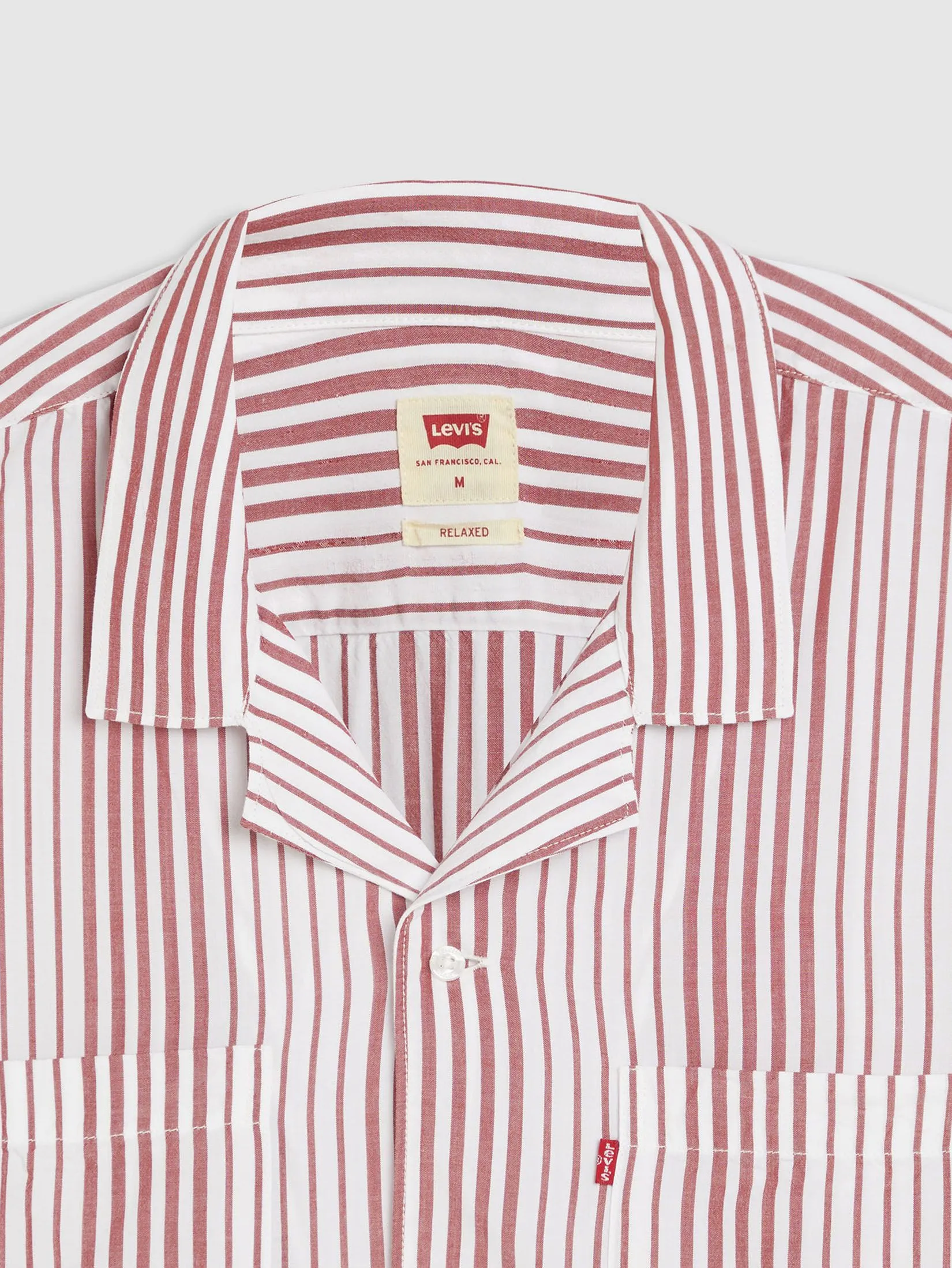 LEVI'S Men's Classic Camp Shirt Red