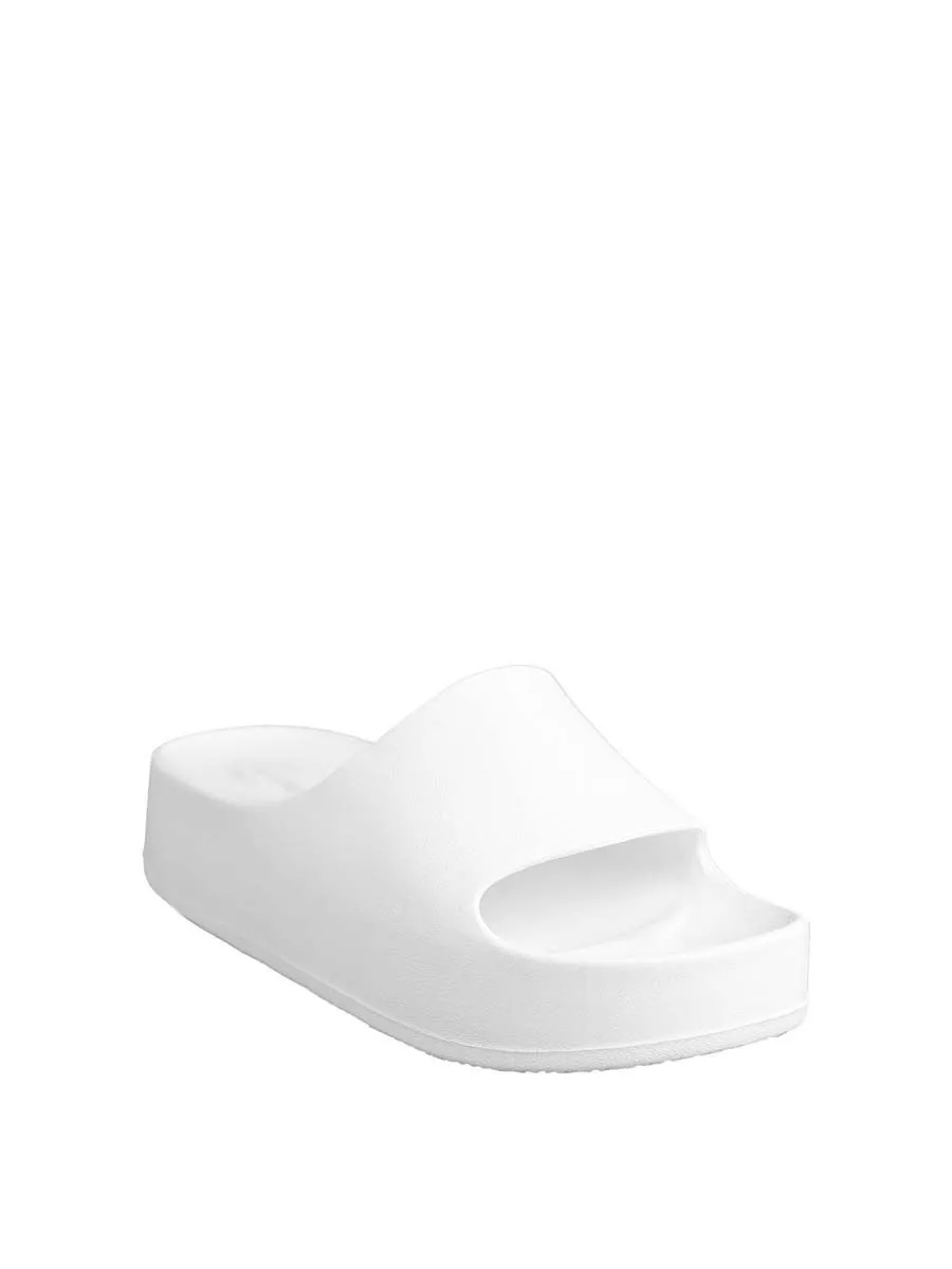 VILLAINS SF MORGAN Platform Slides WHITE VILLAINS SF MORGAN Platform Slides WHITE