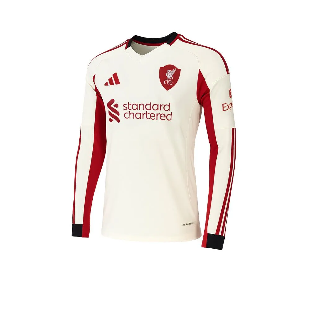 ADIDAS Men Liverpool FC Away 2025/26 Long Sleeve Jersey White - AD001AP274ENTH