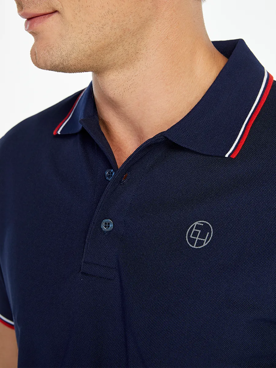 ELLE HOMME MEN POLO SHIRT W8K903NV - NAVY BLUE ELLE HOMME MEN POLO SHIRT W8K903NV - NAVY BLUE