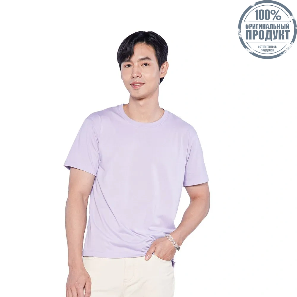 DOUBLE GOOSE Purple T-shirt Essential collection DOUBLE GOOSE Purple T-shirt Essential collection