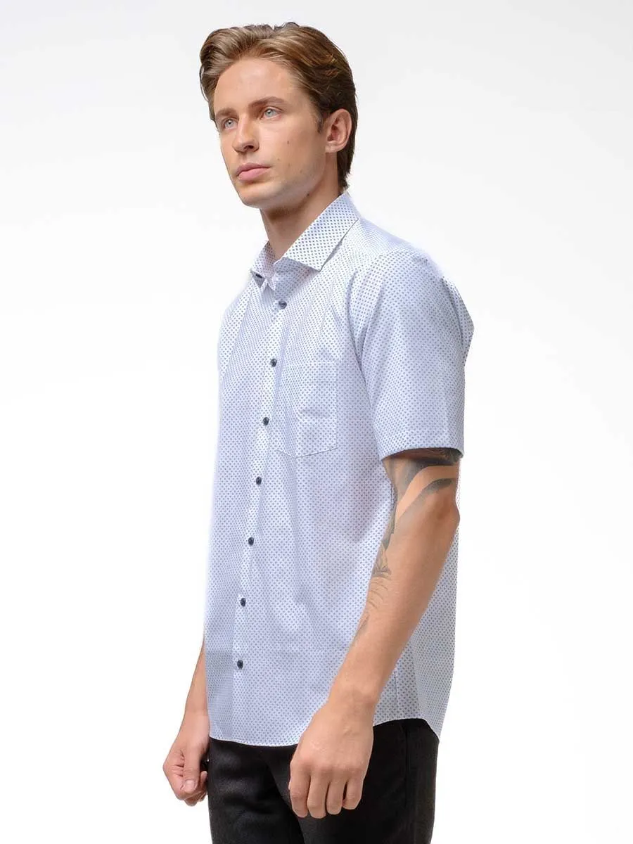 OLYMP MEN SHIRT  SHORT SLEEVES  CLAMATE CONTROL DYNAMIC FLEX  MODERN FIT  WHITE OLYMP MEN SHIRT  SHORT SLEEVES  CLAMATE CONTROL DYNAMIC FLEX  MODERN FIT  WHITE