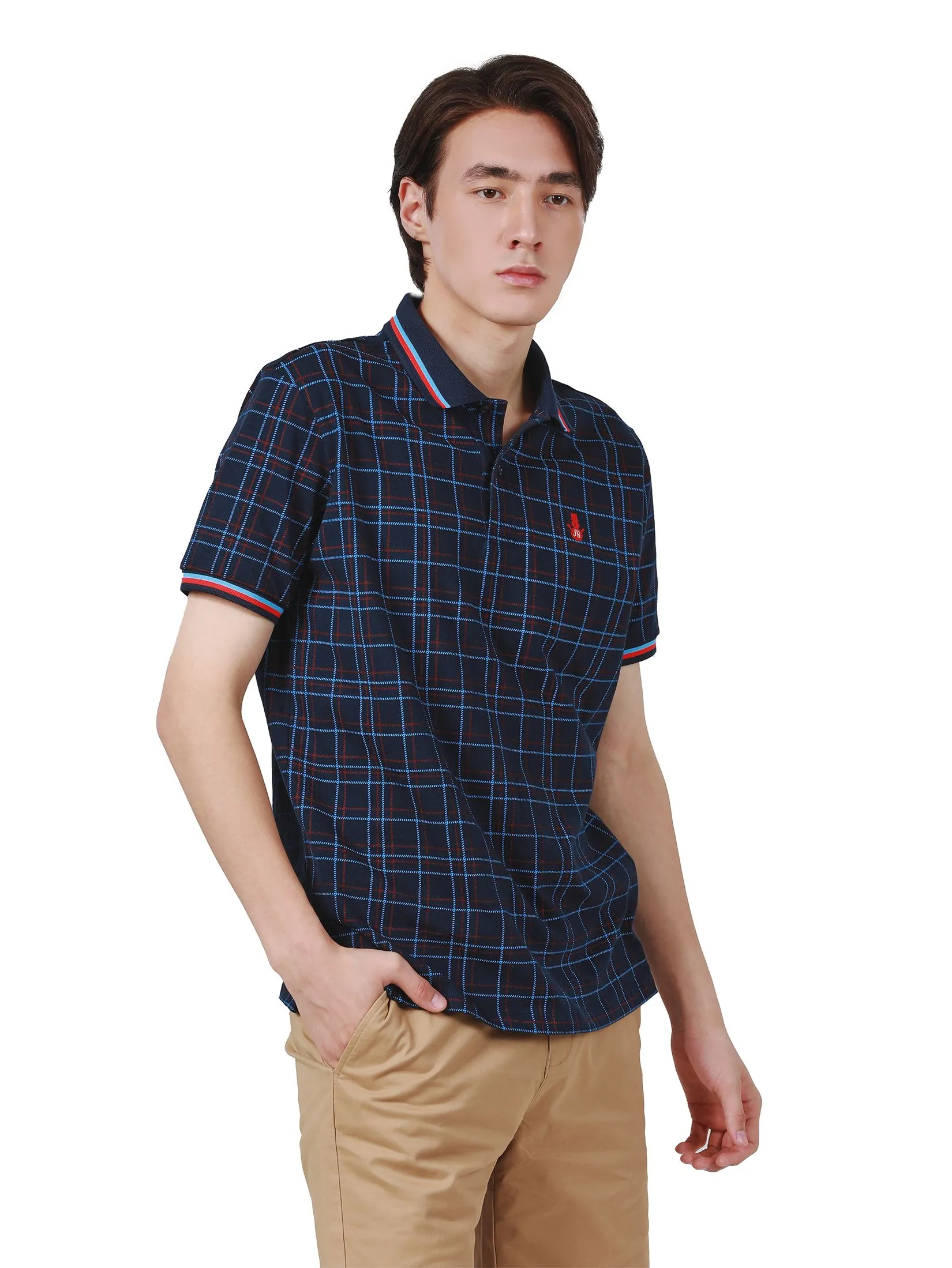 JOHN HENRY Men's Polo (Slim Fit) MERRY CHRISTMAS Navy JOHN HENRY Men's Polo (Slim Fit) MERRY CHRISTMAS Navy