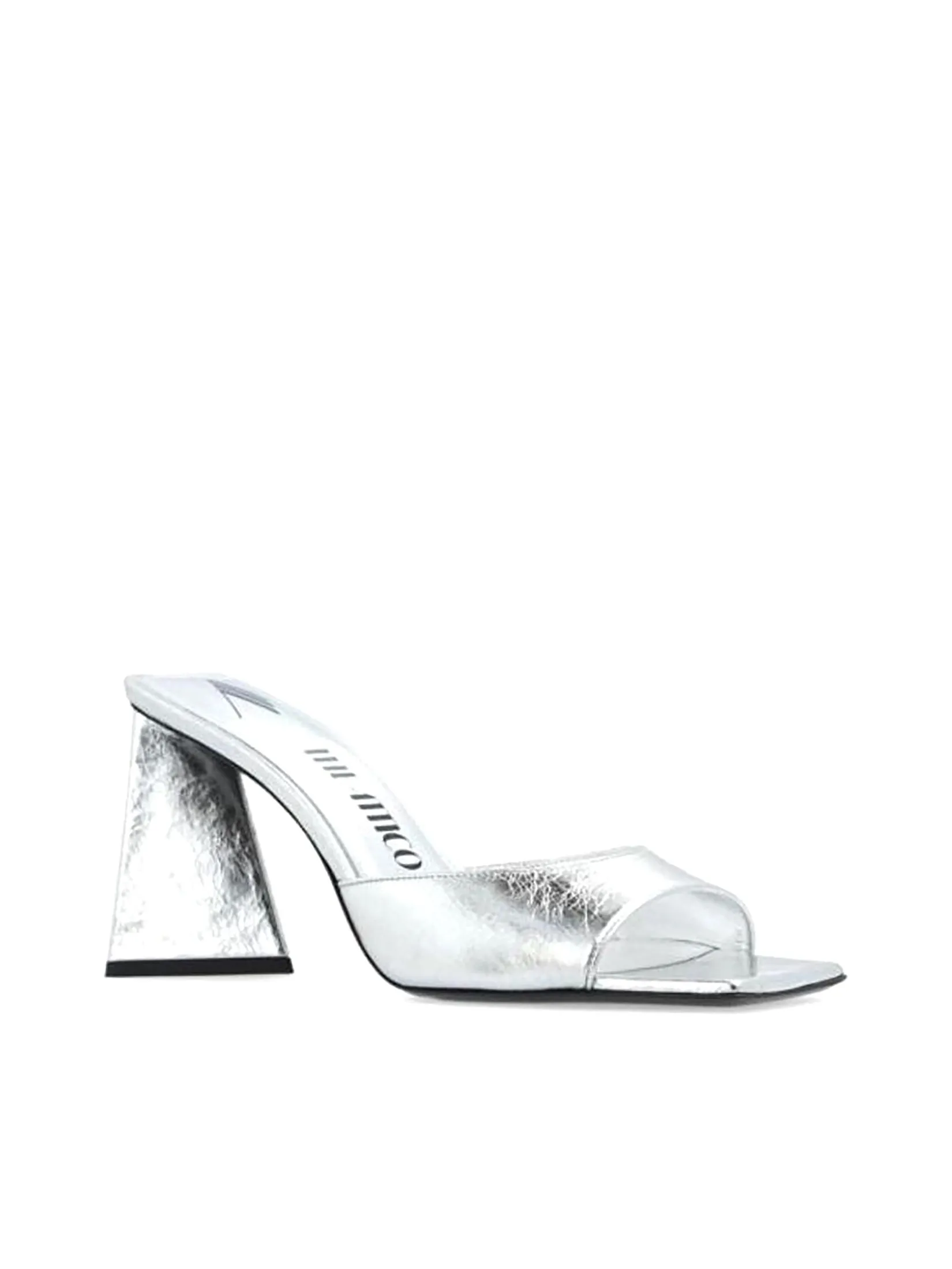 THE ATTICO Women High Heels Mini Devon Mule 85 mm. Silver THE ATTICO Women High Heels Mini Devon Mule 85 mm. Silver