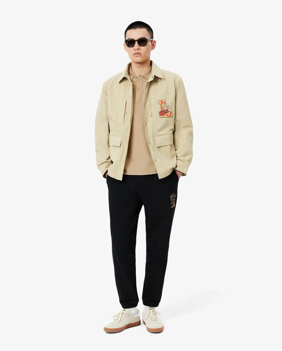 LACOSTE Regular Fit Chinese New Year Special Edition Polo Shirt Beige LACOSTE Regular Fit Chinese New Year Special Edition Polo Shirt Beige
