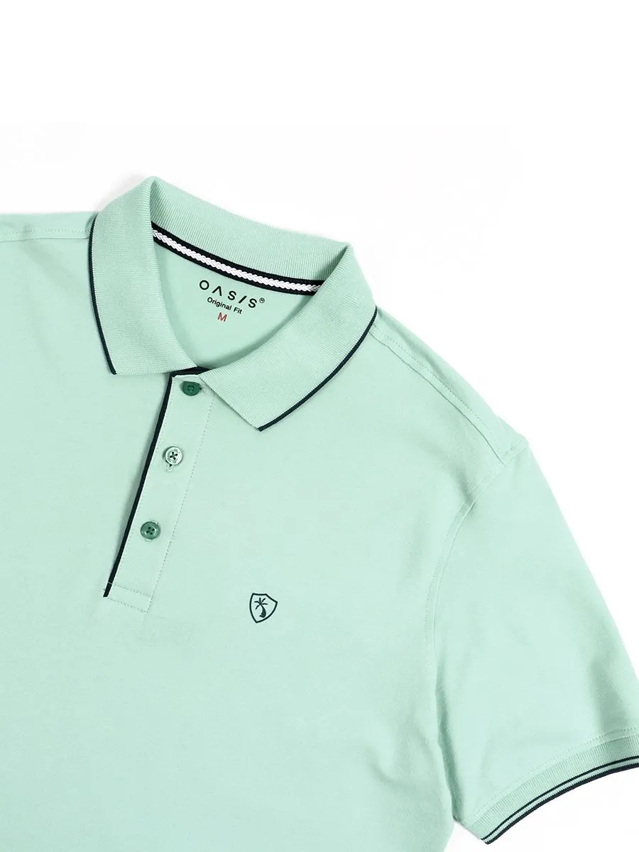 OASIS Men's short sleeve polo shirt Green OASIS Men's short sleeve polo shirt Green