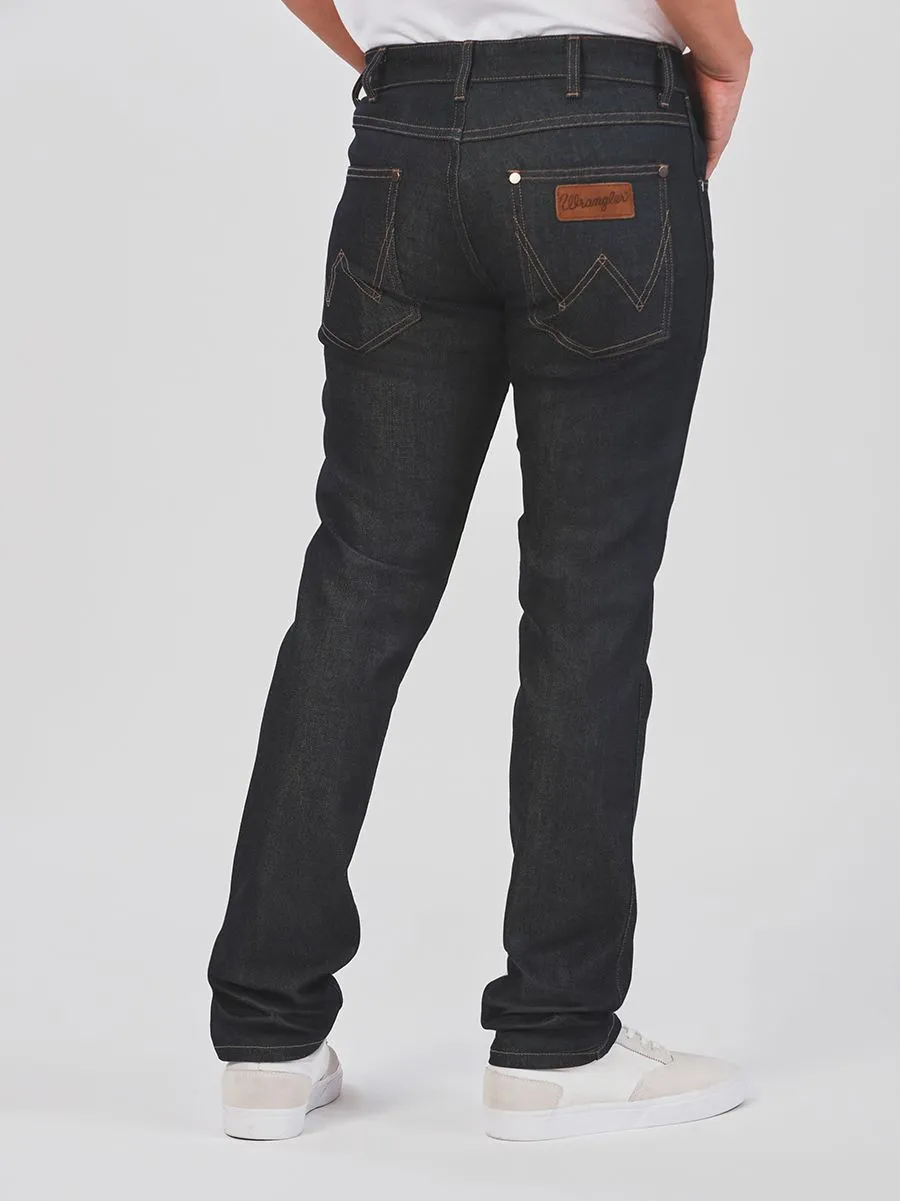 WRANGLER Men's Jeans Low Spencer Fit Dark Indigo WRANGLER Men's Jeans Low Spencer Fit Dark Indigo