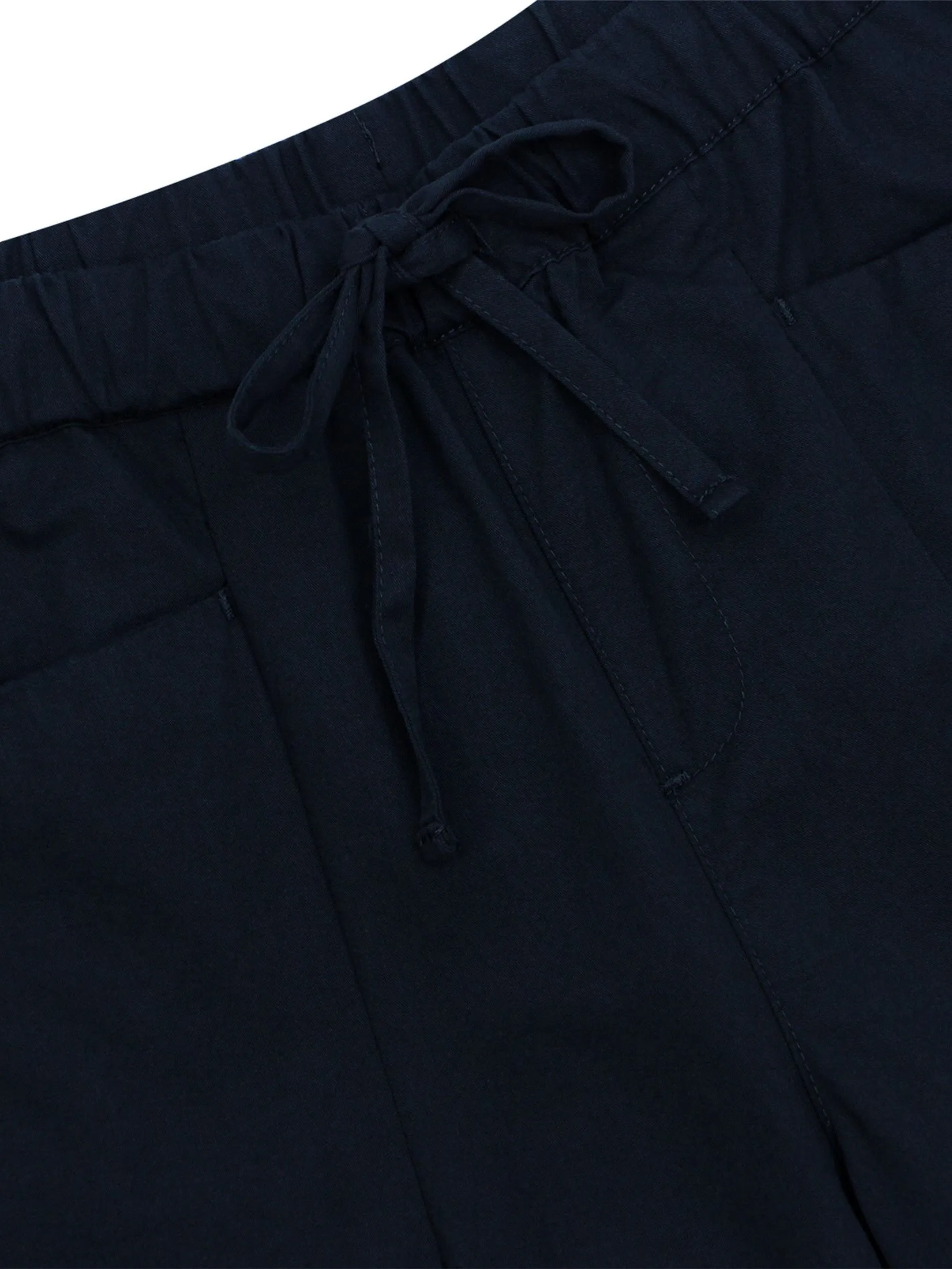 GIORDANO Women's Regular Woven Audrey Pants Navy GIORDANO Women's Regular Woven Audrey Pants Navy
