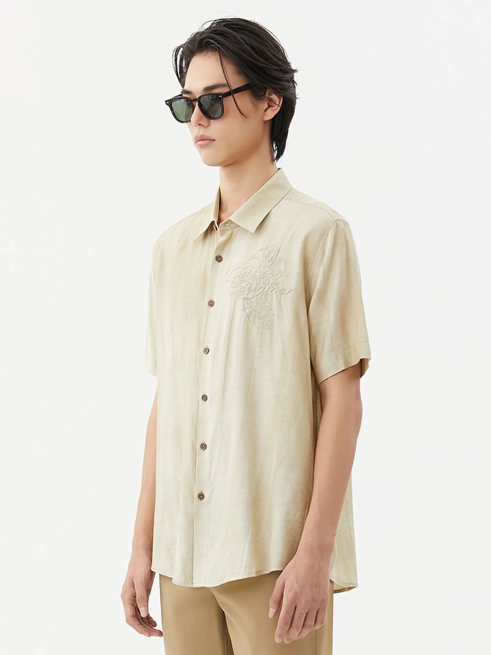 DAPPER DAPPER Endless Summer Shirt Beige