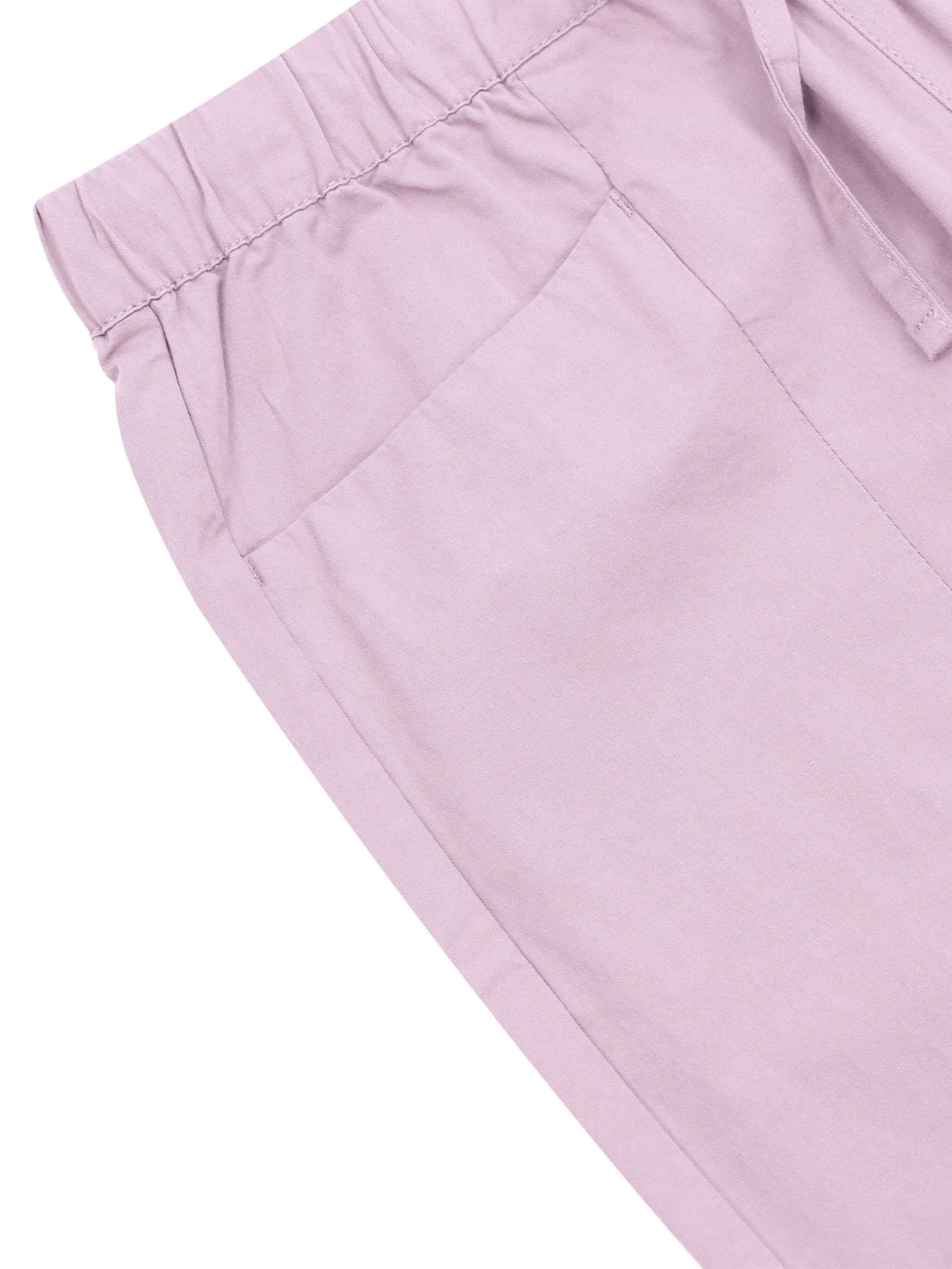 GIORDANO Women's Regular Woven Audrey Pants Burnished Lilac pink GIORDANO Women's Regular Woven Audrey Pants Burnished Lilac pink