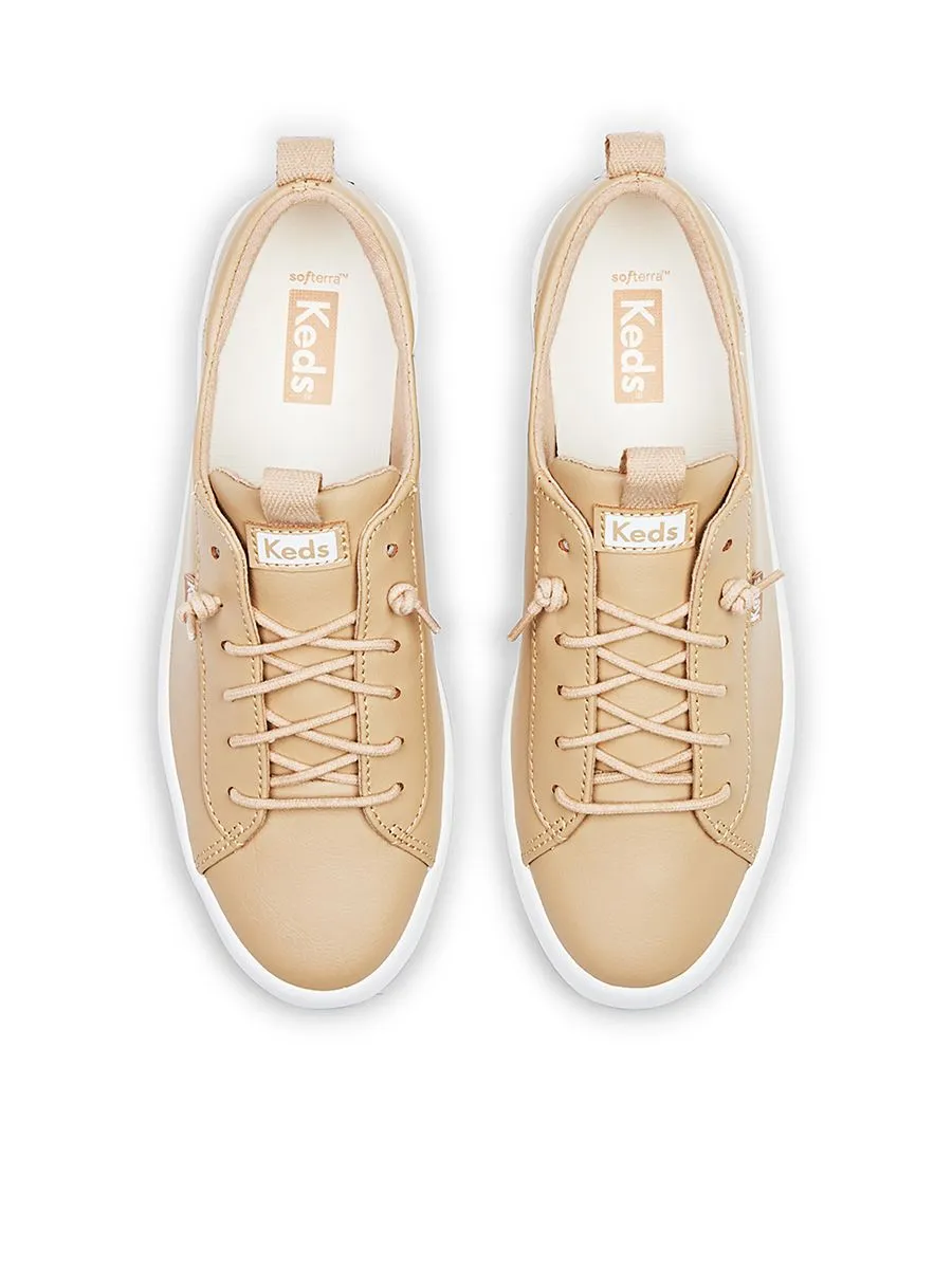 KEDS Women Kickback Leather Taupe Taupe KEDS Women Kickback Leather Taupe Taupe