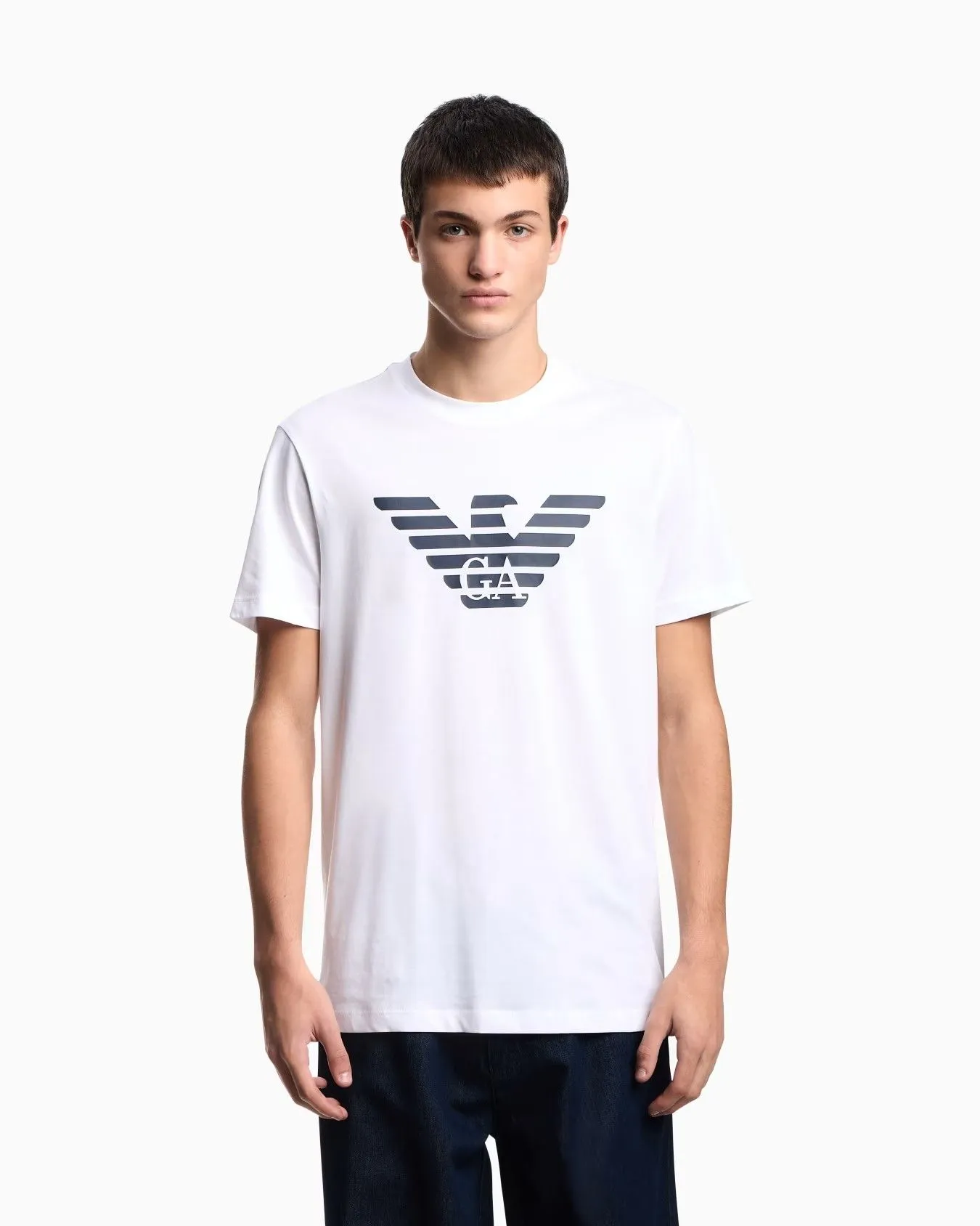 EMPORIO ARMANI Tee Men 8N1TN5-1JPZZ-0147 Off-White EMPORIO ARMANI Tee Men 8N1TN5-1JPZZ-0147 Off-White