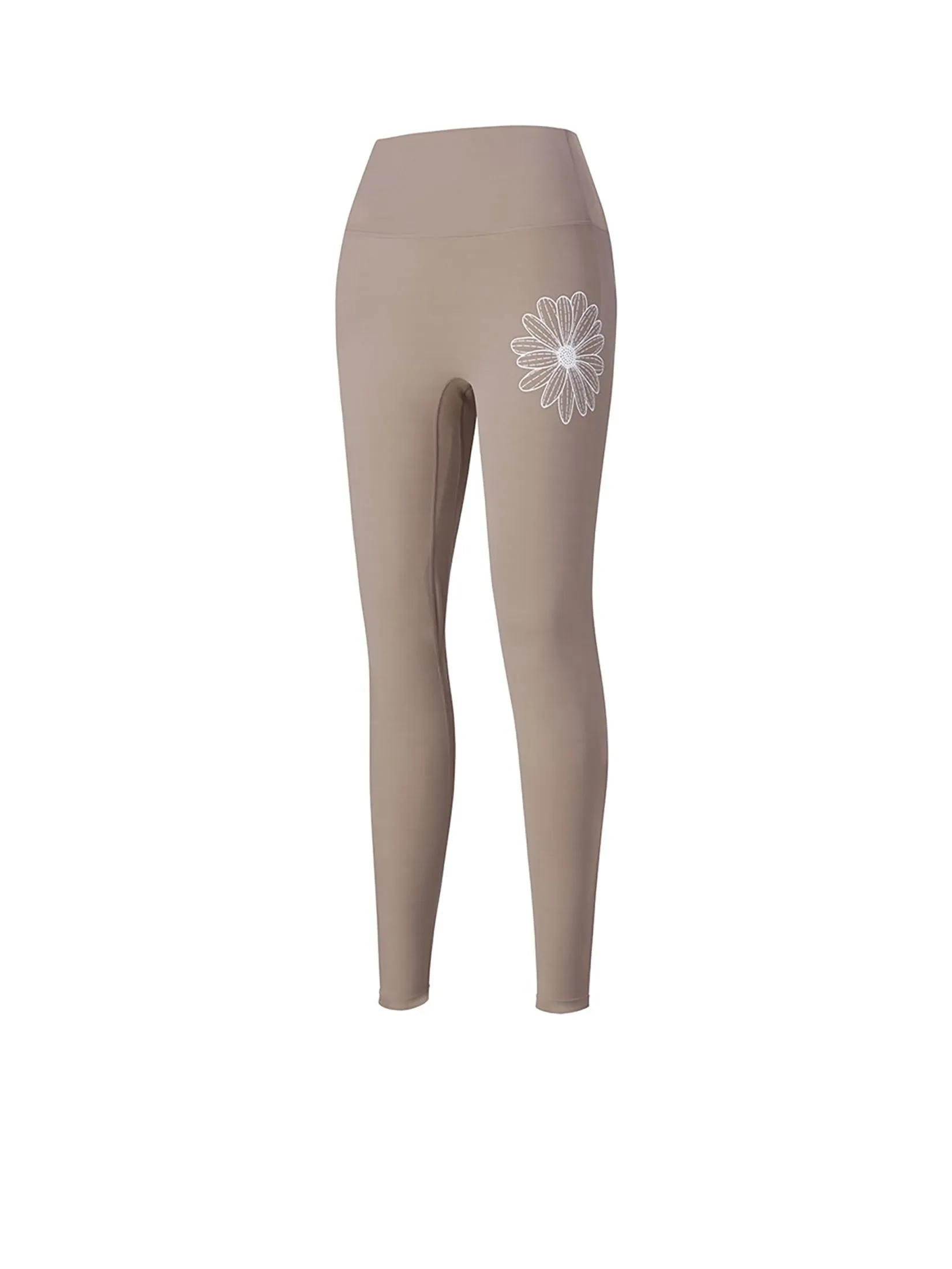 MARDI MERCREDI ACTIF Beurre Ultimate Comfort Full Leggings Theflower Beige Ivory MARDI MERCREDI ACTIF Beurre Ultimate Comfort Full Leggings Theflower Beige Ivory