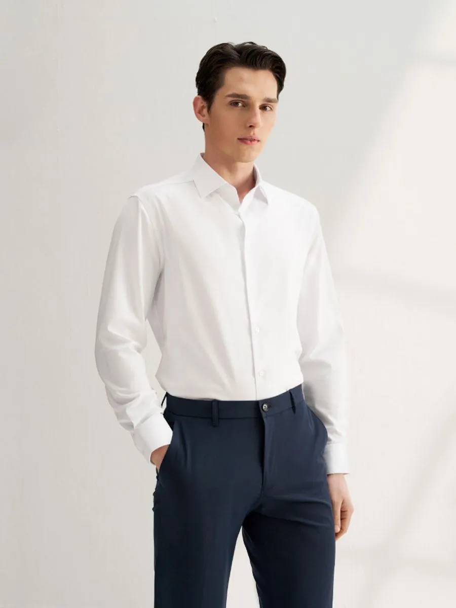 G2000 Men Clothing Silky Touch Stretch Shirt Smart Fit - White G2000 Men Clothing Silky Touch Stretch Shirt Smart Fit - White