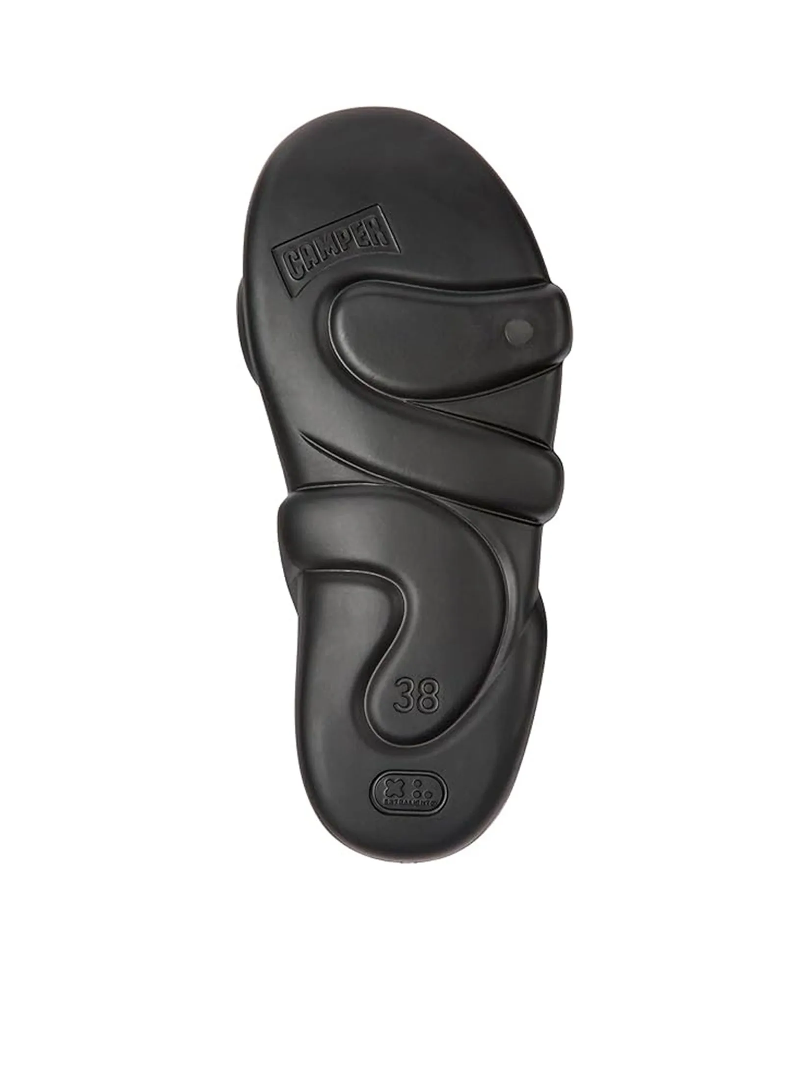 CAMPER Men Sandals Shoes Kobarah Flat Black CAMPER Men Sandals Shoes Kobarah Flat Black