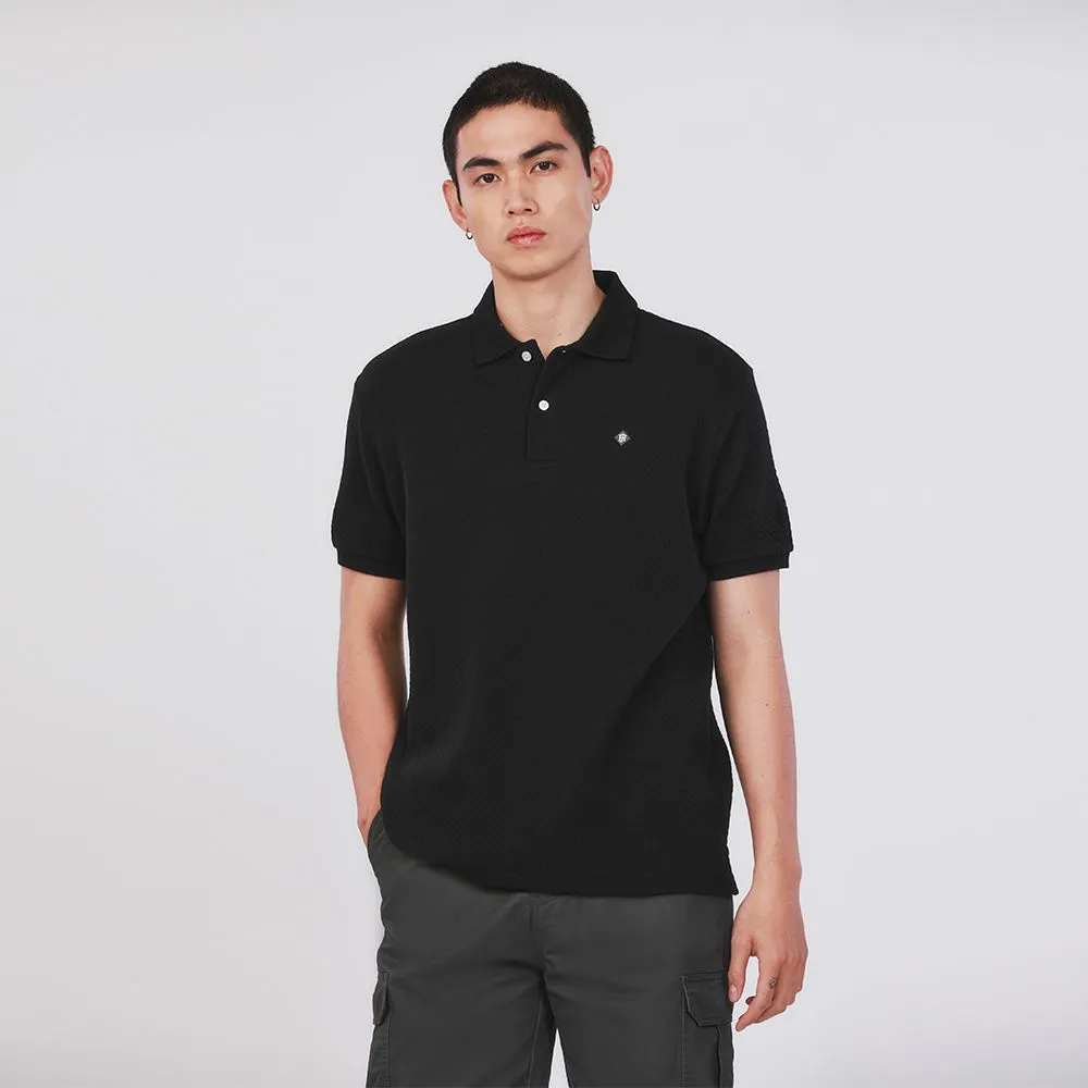 JOHN HENRY Men's Polo (Slim Fit) SAIL AWAY Black JOHN HENRY Men's Polo (Slim Fit) SAIL AWAY Black