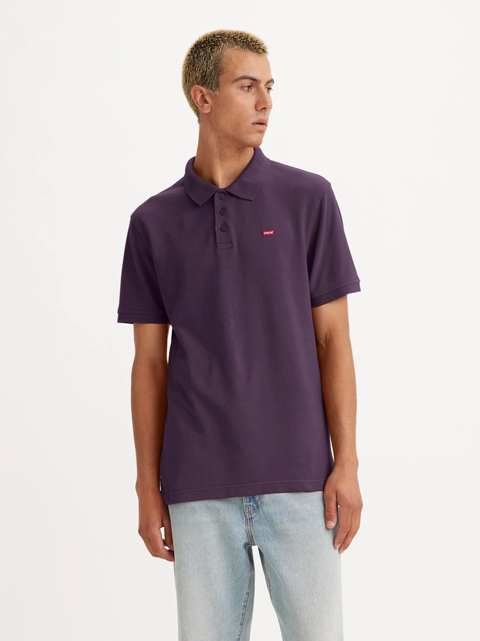 LEVI'S Men's Housemark Polo Shirt  Blueberry LEVI'S Men's Housemark Polo Shirt  Blueberry