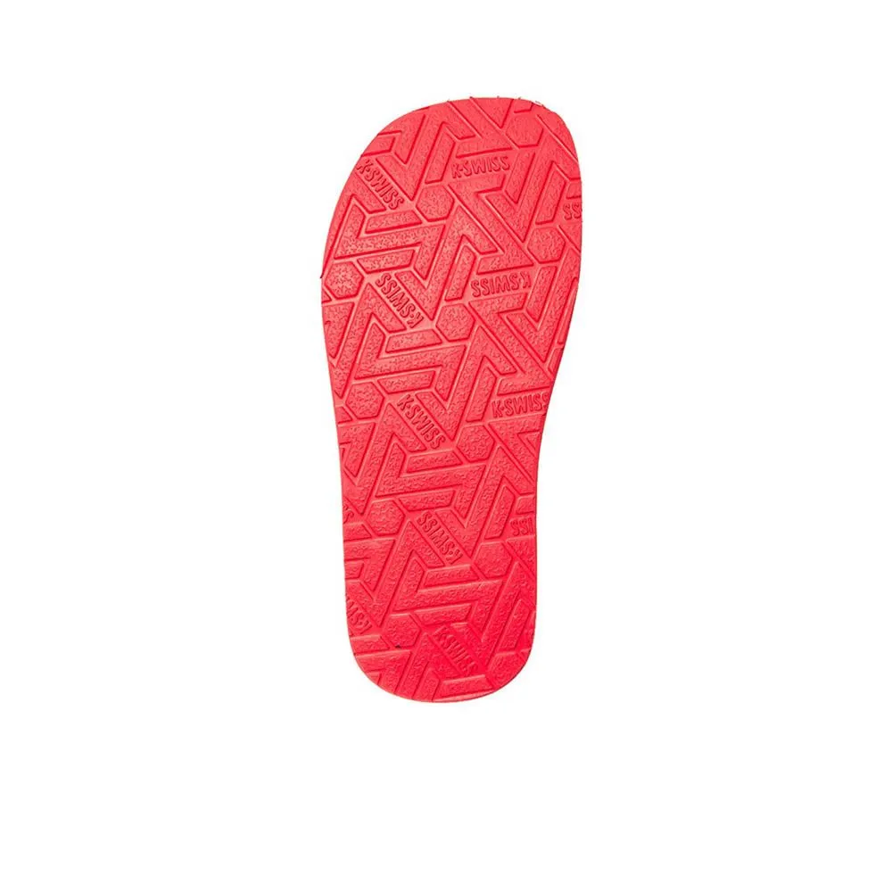 K-SWISS Unisex Sandals Cozy Red - KS060SH053EGTH K-SWISS Unisex Sandals Cozy Red - KS060SH053EGTH
