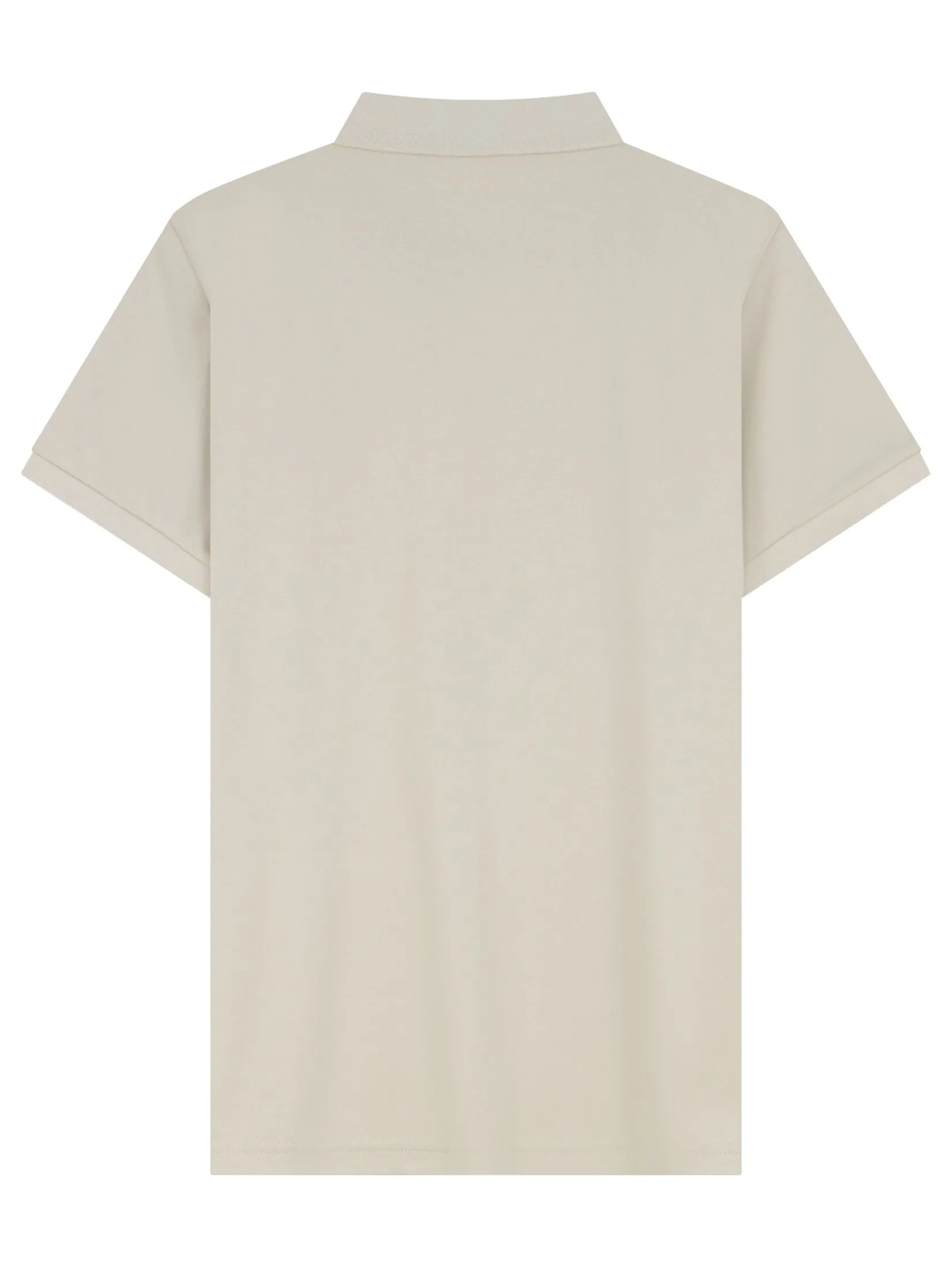 GIORDANO Men's Slim Interlock Polo (Liquid Touch) Creamware Khaki GIORDANO Men's Slim Interlock Polo (Liquid Touch) Creamware Khaki