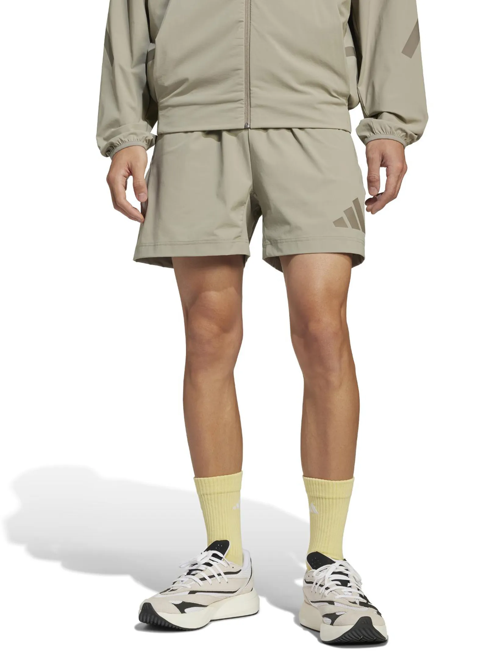 ADIDAS Men Shorts Adidas Z.N.E. Woven Putty Beige ADIDAS Men Shorts Adidas Z.N.E. Woven Putty Beige