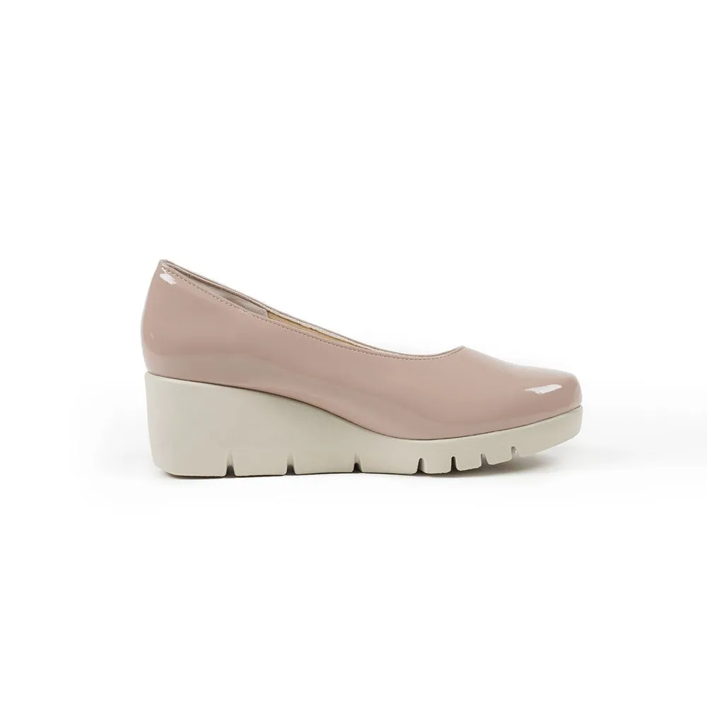 JOLI SNOB Taupe "Joli Patent" Comfort High Heels FC-39601 JOLI SNOB Taupe "Joli Patent" Comfort High Heels FC-39601