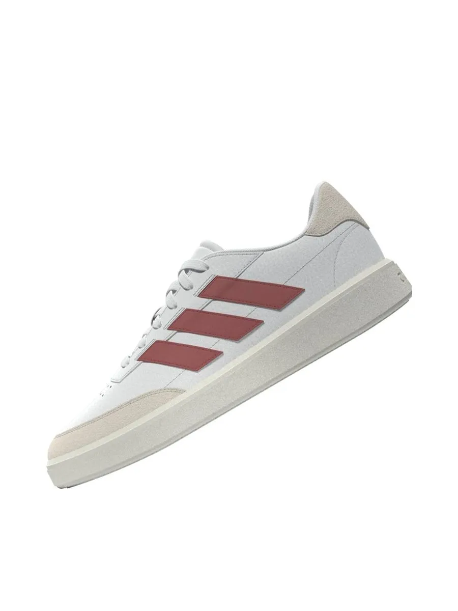 ADIDAS Men Sneaker Courtblock Ftwr White / Preloved Scarlet  / Wonder White ADIDAS Men Sneaker Courtblock Ftwr White / Preloved Scarlet  / Wonder White