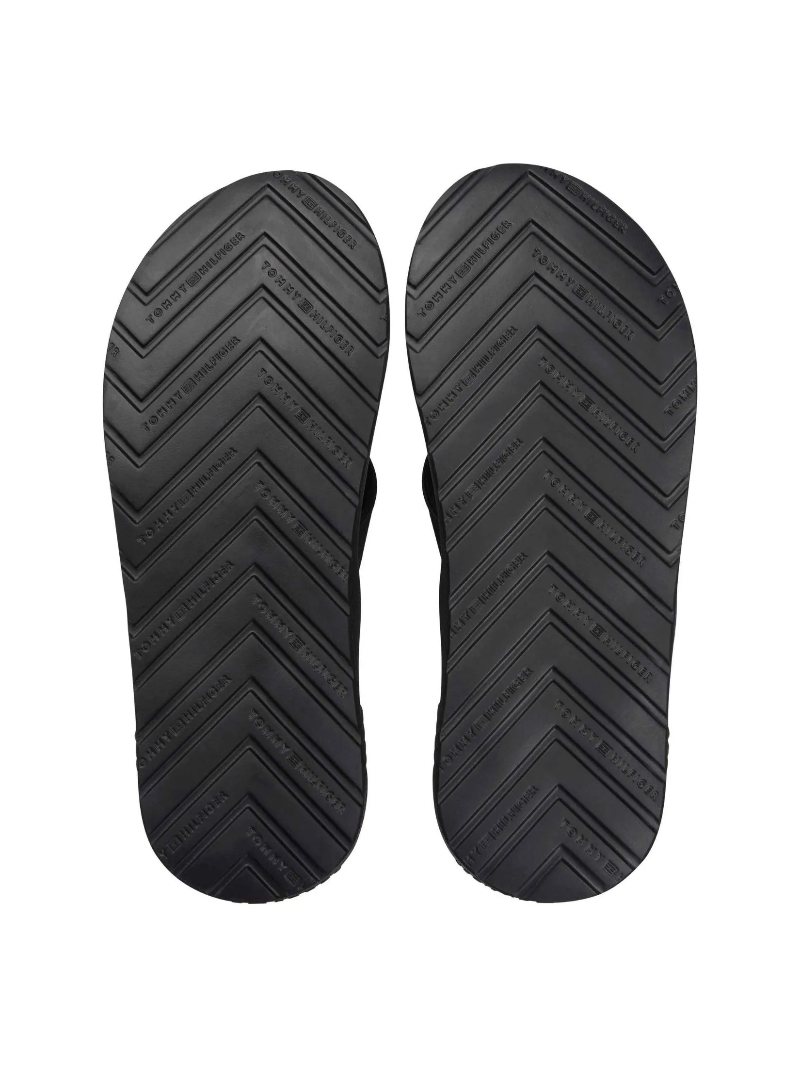 TOMMY HILFIGER Men FLIP FLOP BLACK TOMMY HILFIGER Men FLIP FLOP BLACK