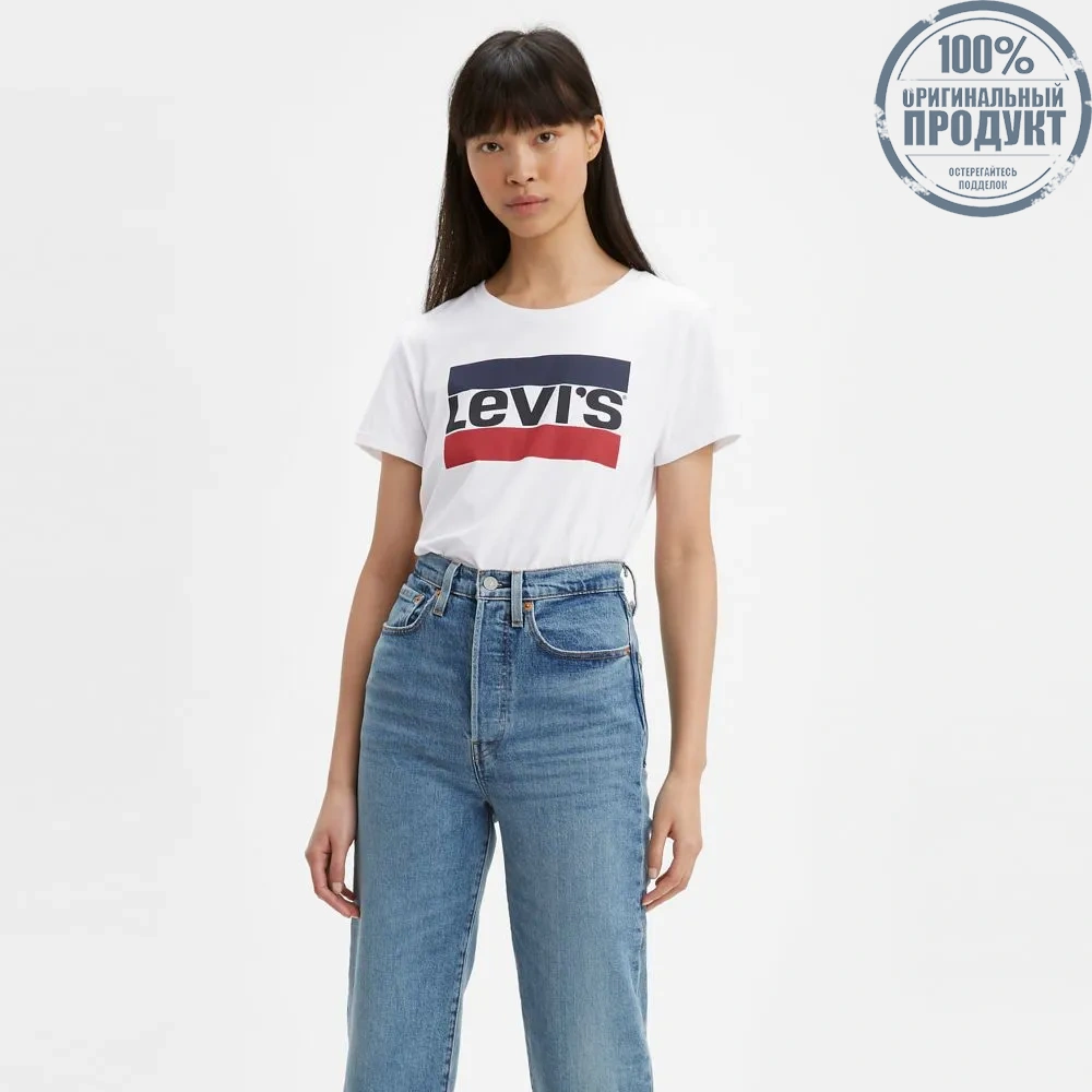 LEVI'S Women's Perfect Tee 17369-0297 White LEVI'S Women's Perfect Tee 17369-0297 White