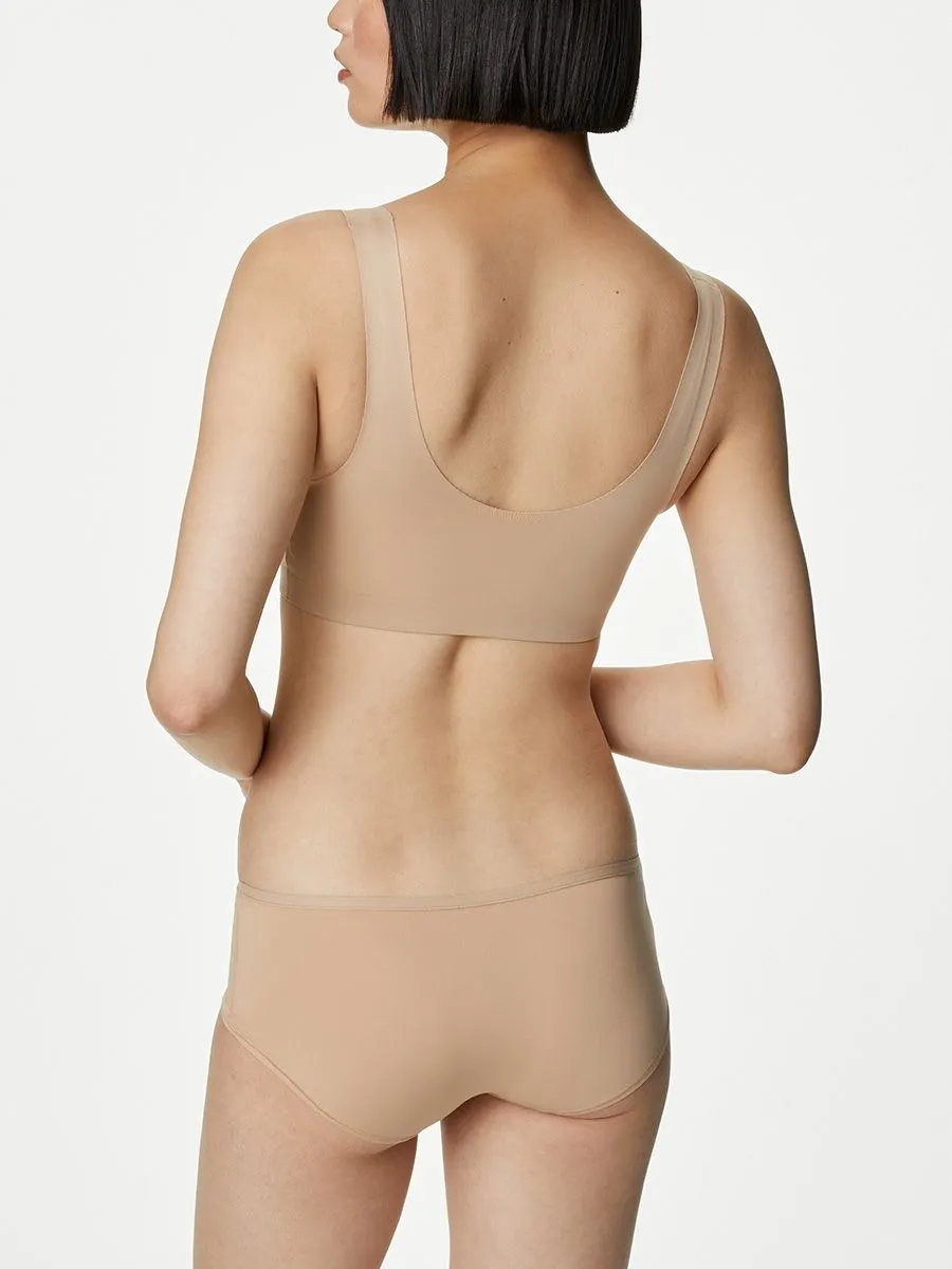 MARKS & SPENCER Women Shorts No VPL Microfibre Low Rise 5 pk Almond MARKS & SPENCER Women Shorts No VPL Microfibre Low Rise 5 pk Almond