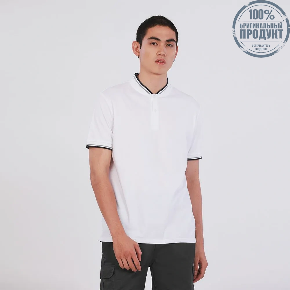 JOHN HENRY Men's Polo (Slim Fit) ESSENTIALS White JOHN HENRY Men's Polo (Slim Fit) ESSENTIALS White
