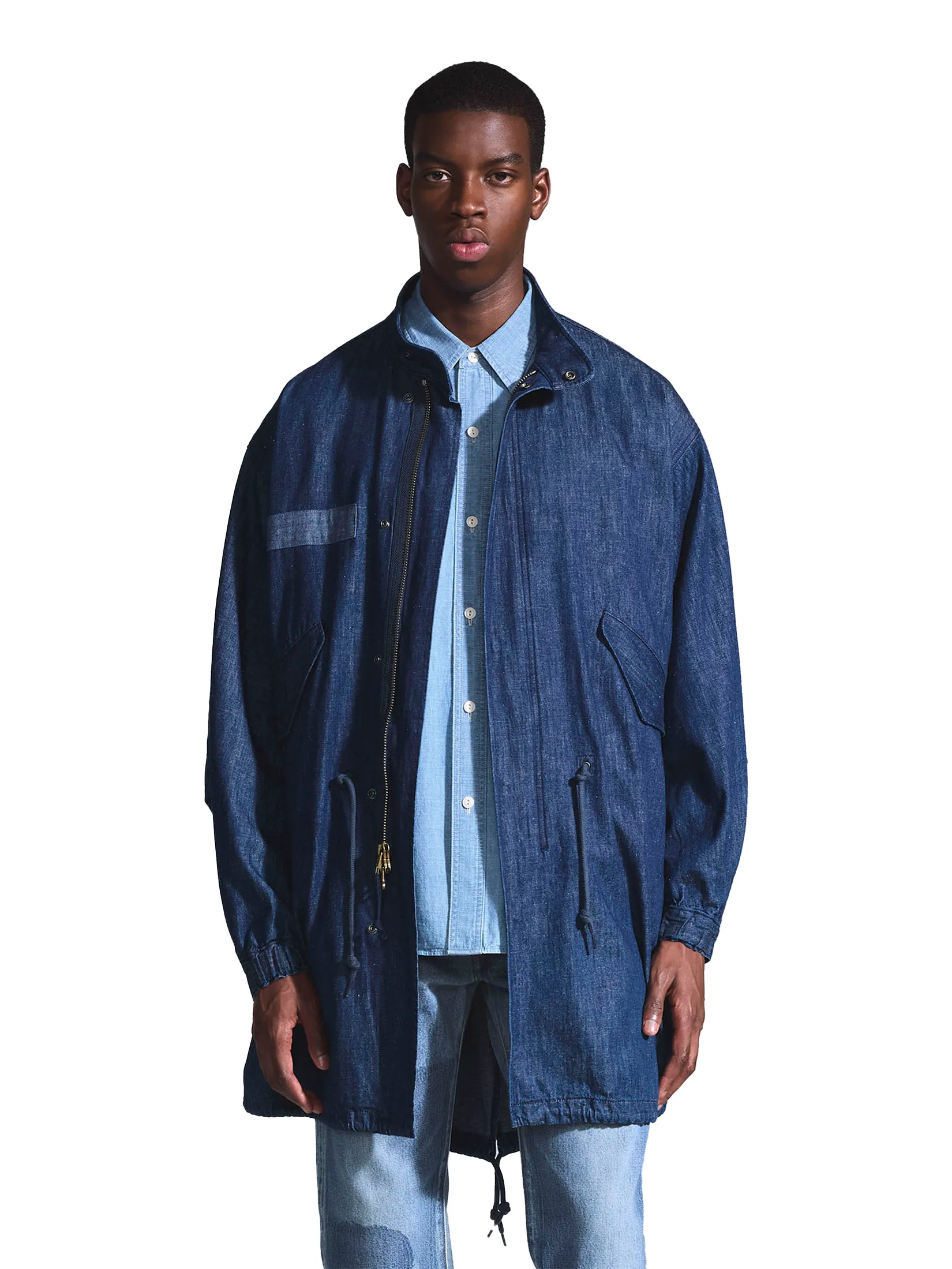 LEVI'S Blue Tab Men's Fishtail Parka Jacket Blue LEVI'S Blue Tab Men's Fishtail Parka Jacket Blue