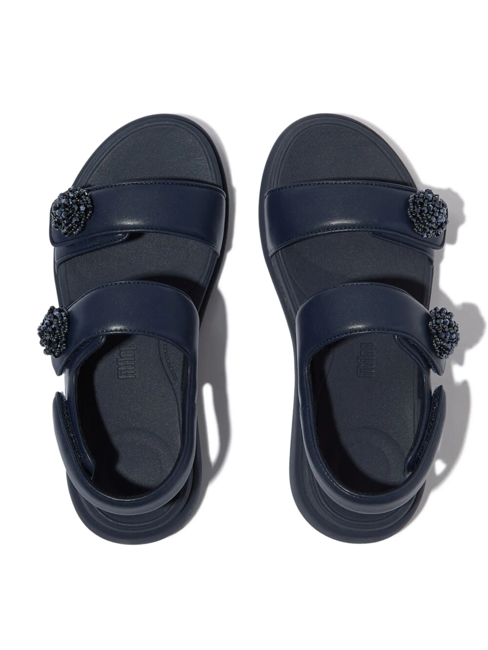 FitFlop™ WOMEN'S F-MODE GO BEADIE-BUTTON ADJ.BS BLUE FitFlop™ WOMEN'S F-MODE GO BEADIE-BUTTON ADJ.BS BLUE