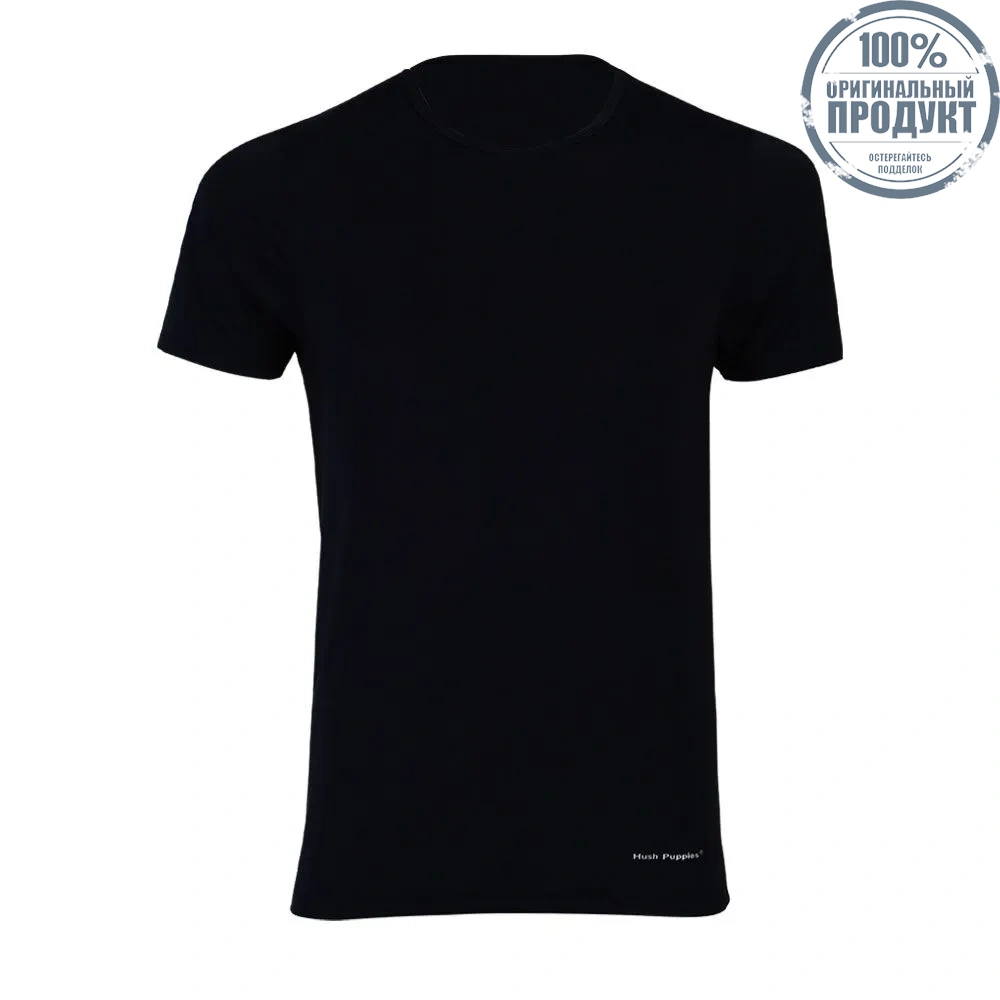 HUSH PUPPIES INNERWEAR Tee COOL PLUS+ HU H5SP001 Black HUSH PUPPIES INNERWEAR Tee COOL PLUS+ HU H5SP001 Black