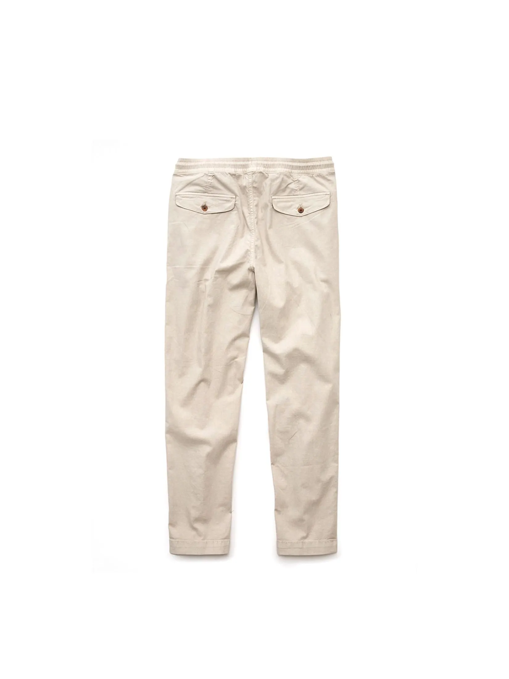 American Eagle MEN 5062 ATHLETIC EASY PANT LINEN PANTS 204 DUNE KHAKI