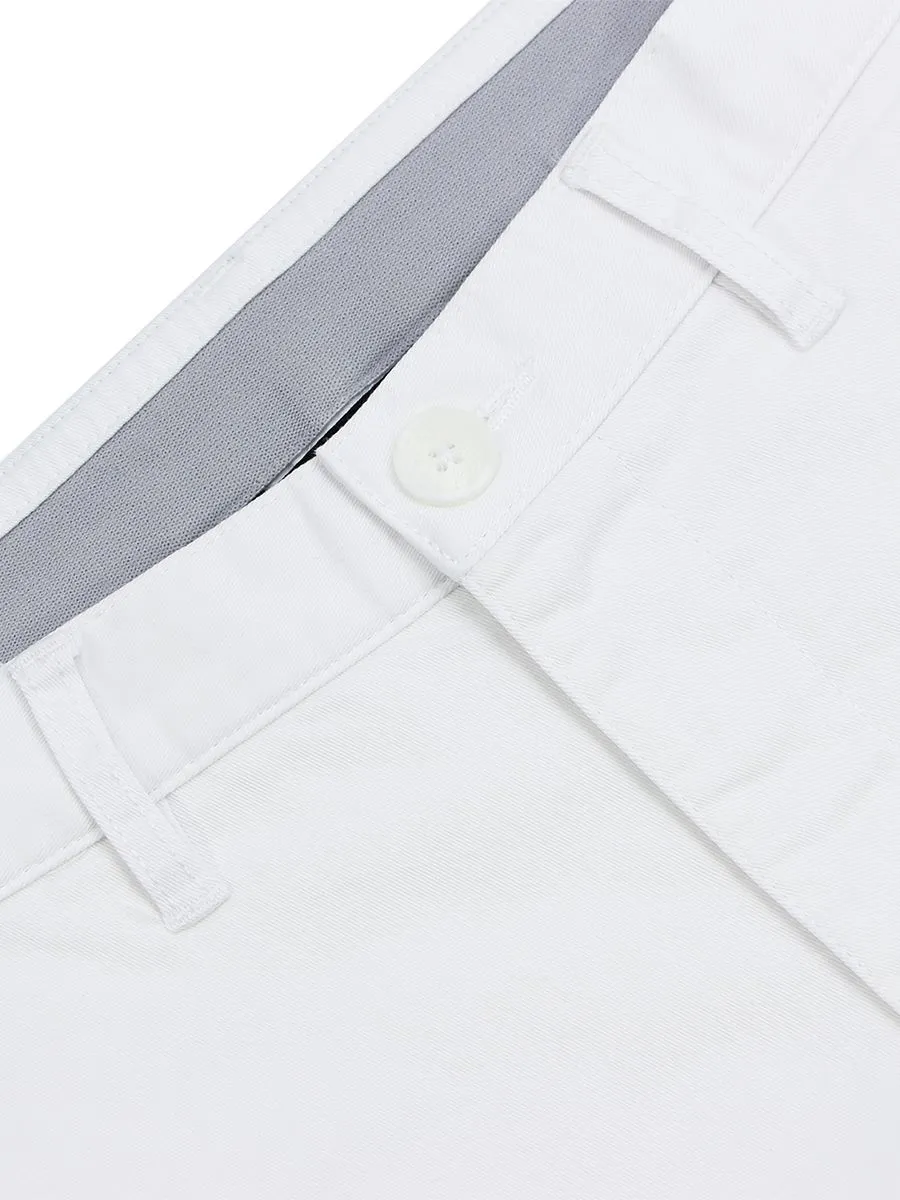 GIORDANO Men's Low rise Slim Taper Super Stretch Pants Signature white GIORDANO Men's Low rise Slim Taper Super Stretch Pants Signature white