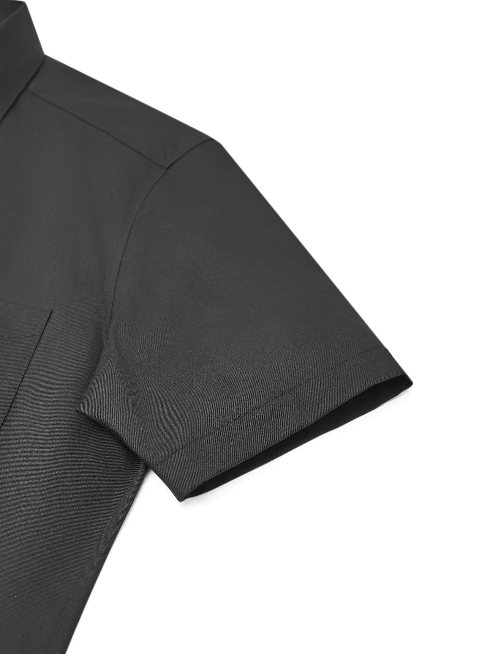 G2000 Men Clothing Non-Iron Silky Touch  Short Sleeve Shirt  Smart Fit - Black G2000 Men Clothing Non-Iron Silky Touch  Short Sleeve Shirt  Smart Fit - Black