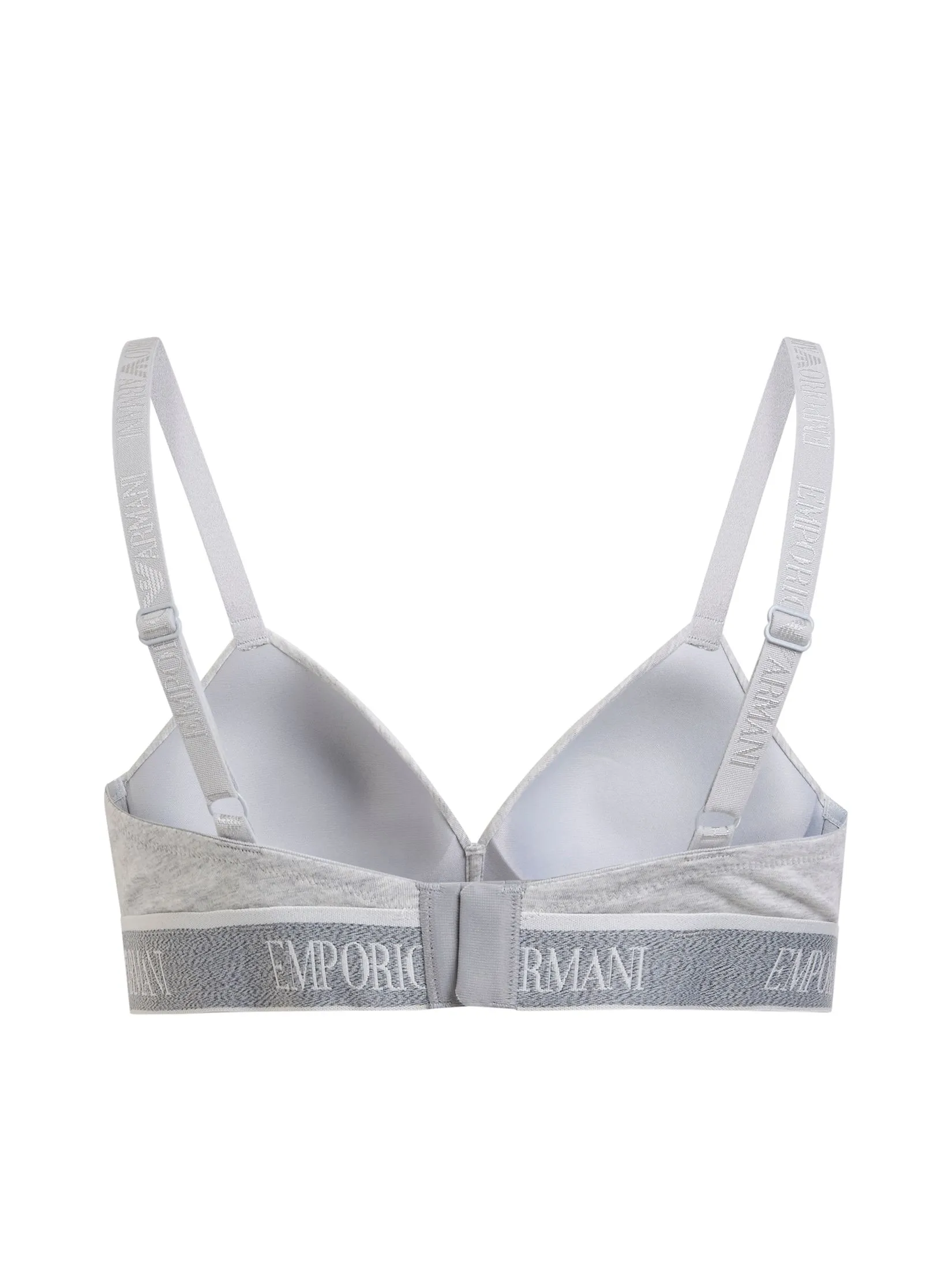 EMPORIO ARMANI Women Bra Padded Triangle FW25 O8002 Warm Grey Melange EMPORIO ARMANI Women Bra Padded Triangle FW25 O8002 Warm Grey Melange
