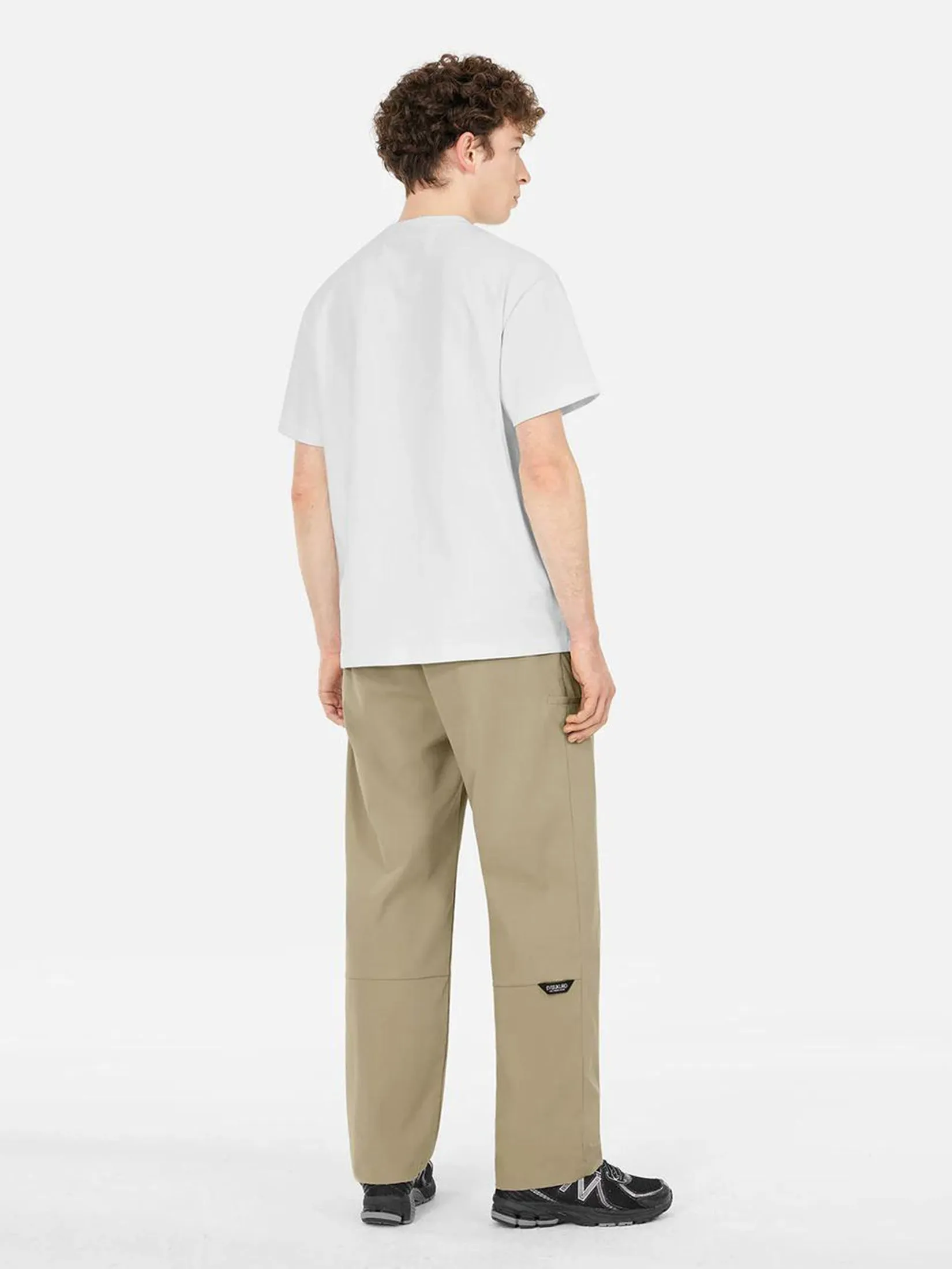 EVISU Men T-shirt Seagull Embroidery and Logo Print Regular Fit White EVISU Men T-shirt Seagull Embroidery and Logo Print Regular Fit White