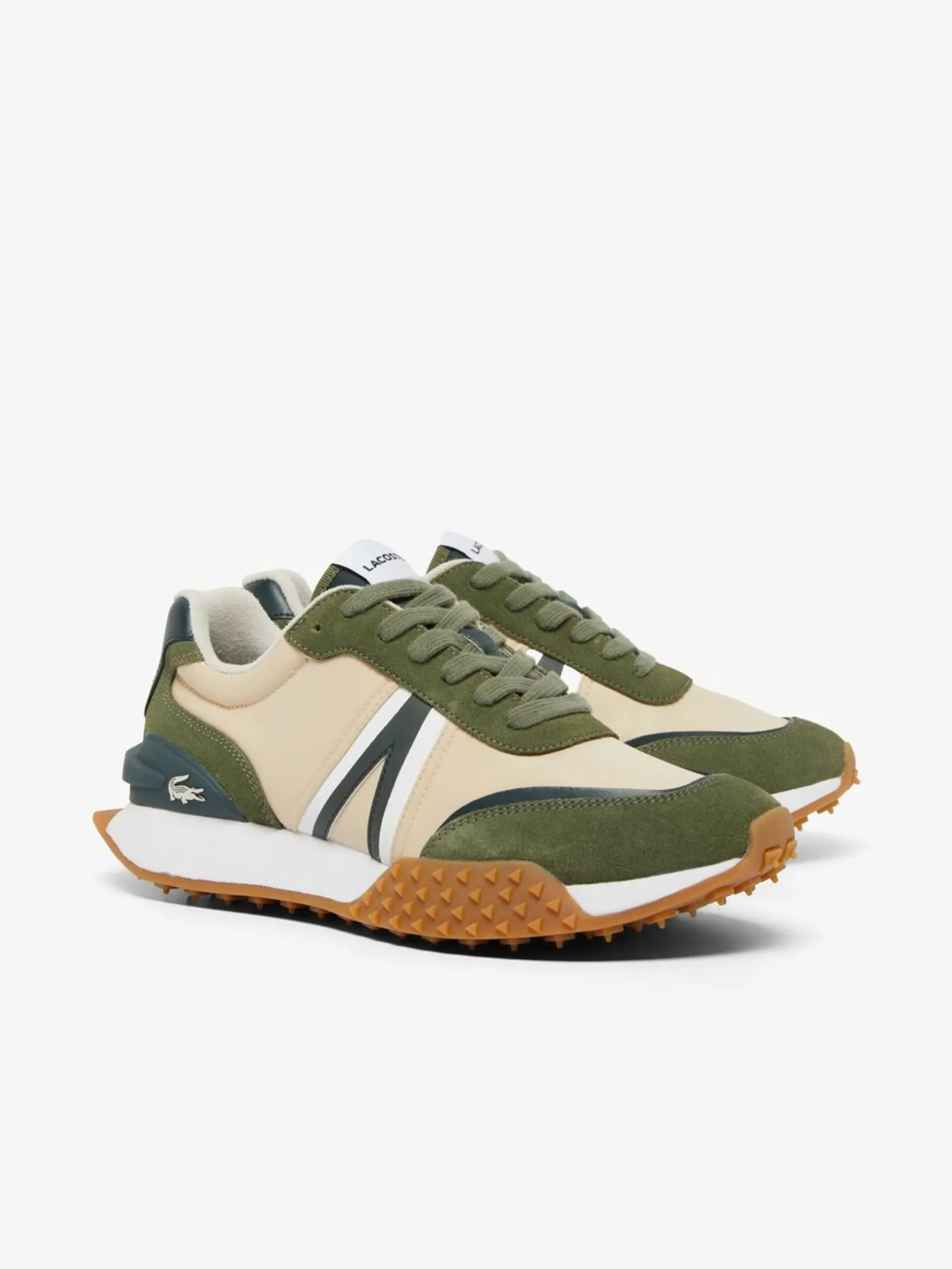 LACOSTE Men’s L-Spin Deluxe Trainers Green LACOSTE Men’s L-Spin Deluxe Trainers Green
