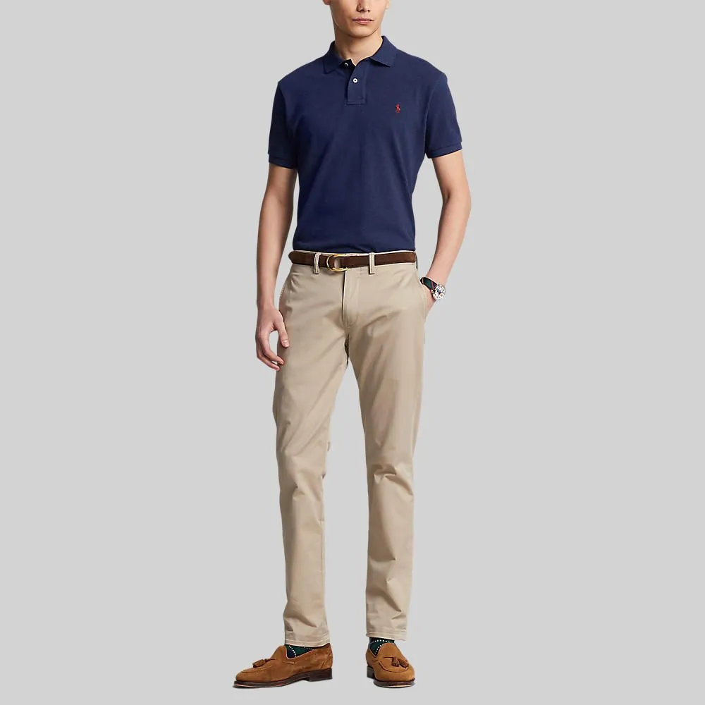 POLO RALPH LAUREN POLO-Custom Slim Fit Mesh Polo Shirt MNPOKNI1N822066 410 NAVY-410 POLO RALPH LAUREN POLO-Custom Slim Fit Mesh Polo Shirt MNPOKNI1N822066 410 NAVY-410